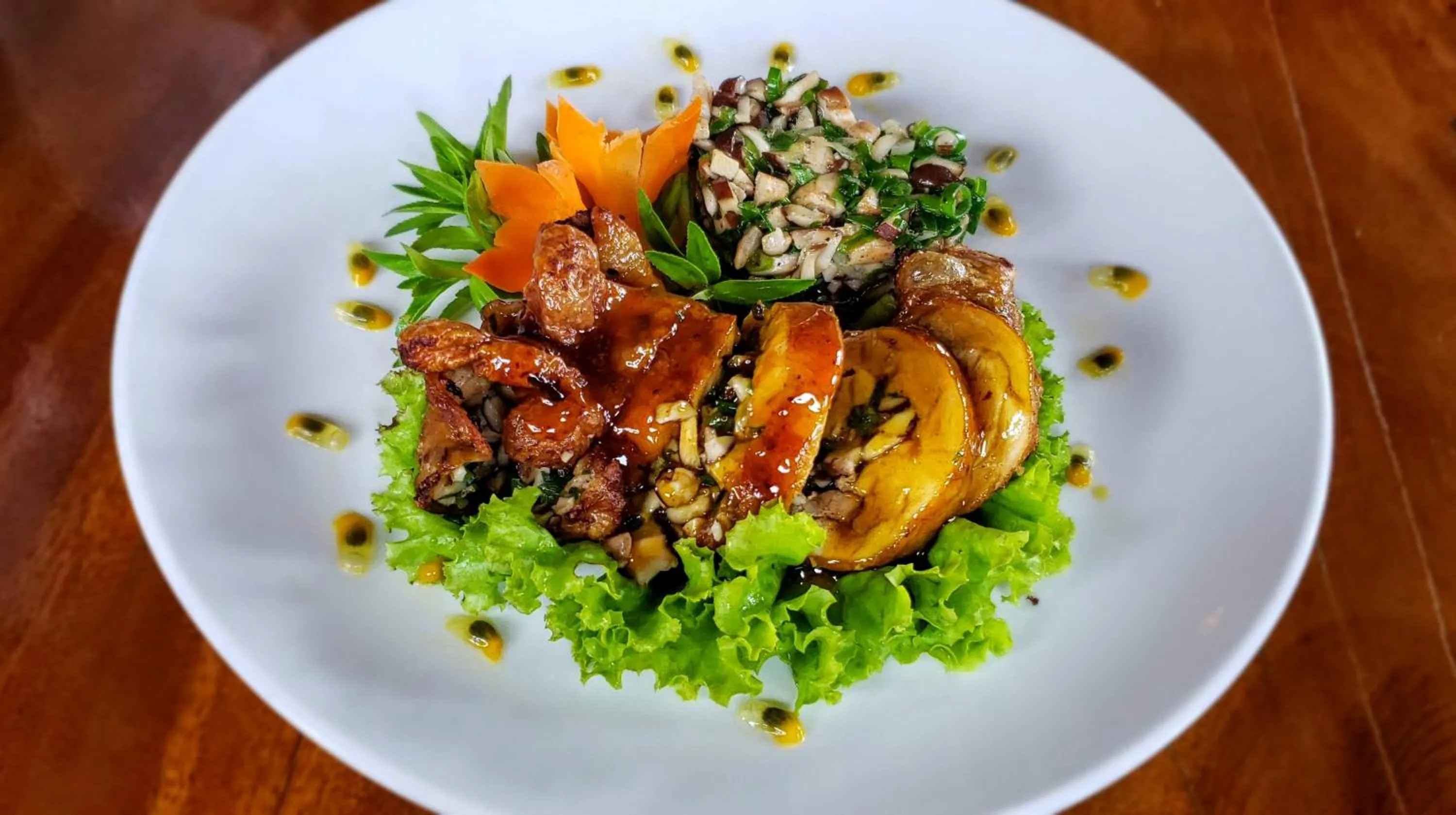 Food close-up in Eco Palms House - Sapa Retreat