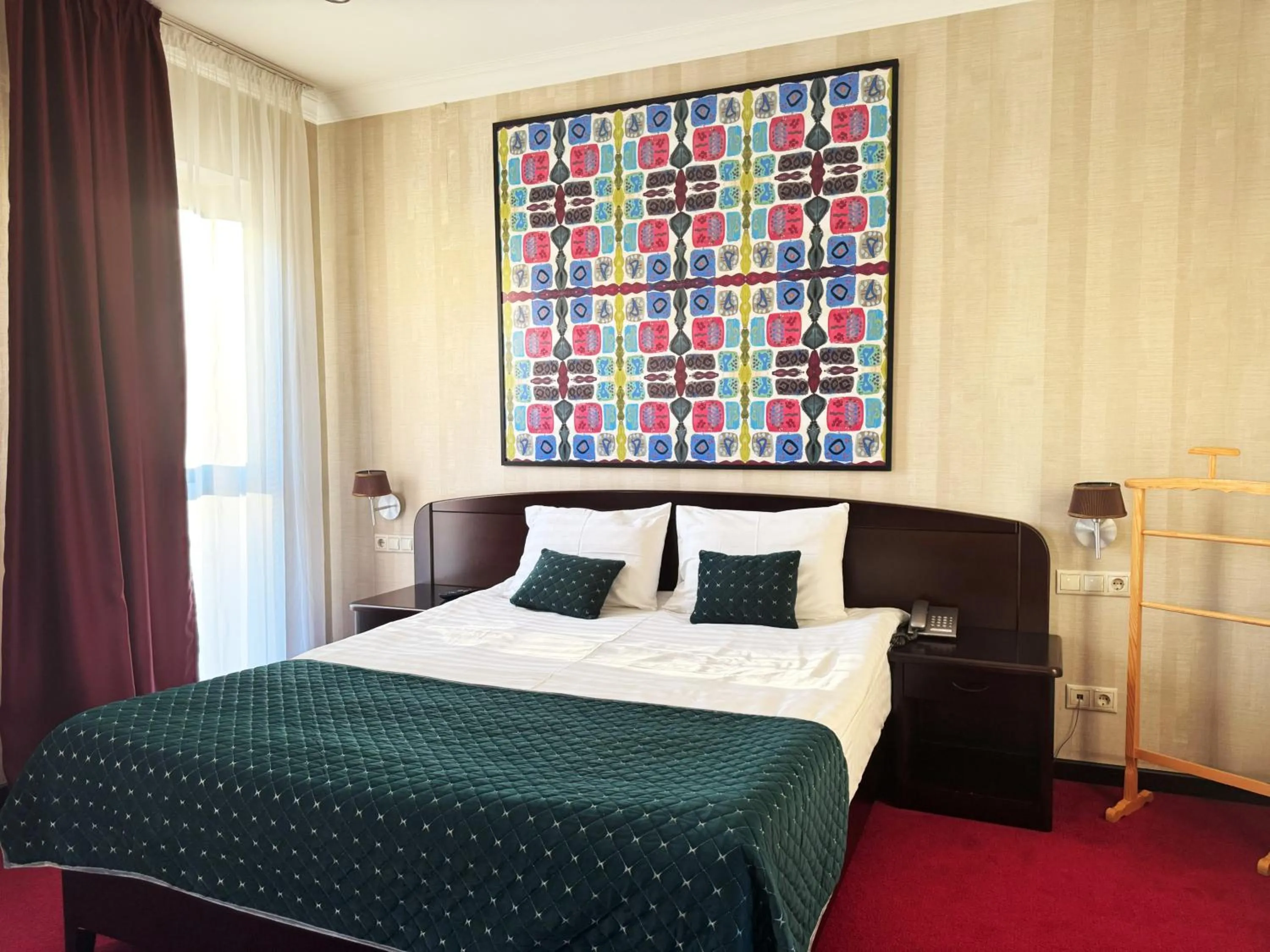 Bed in Kopala Tskneti Hotel