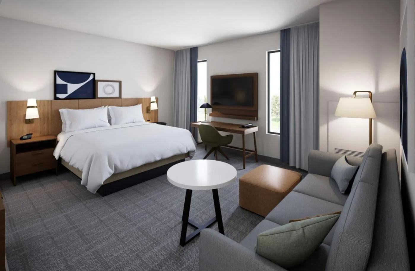 Bed in Staybridge Suites Kincardine Southeast