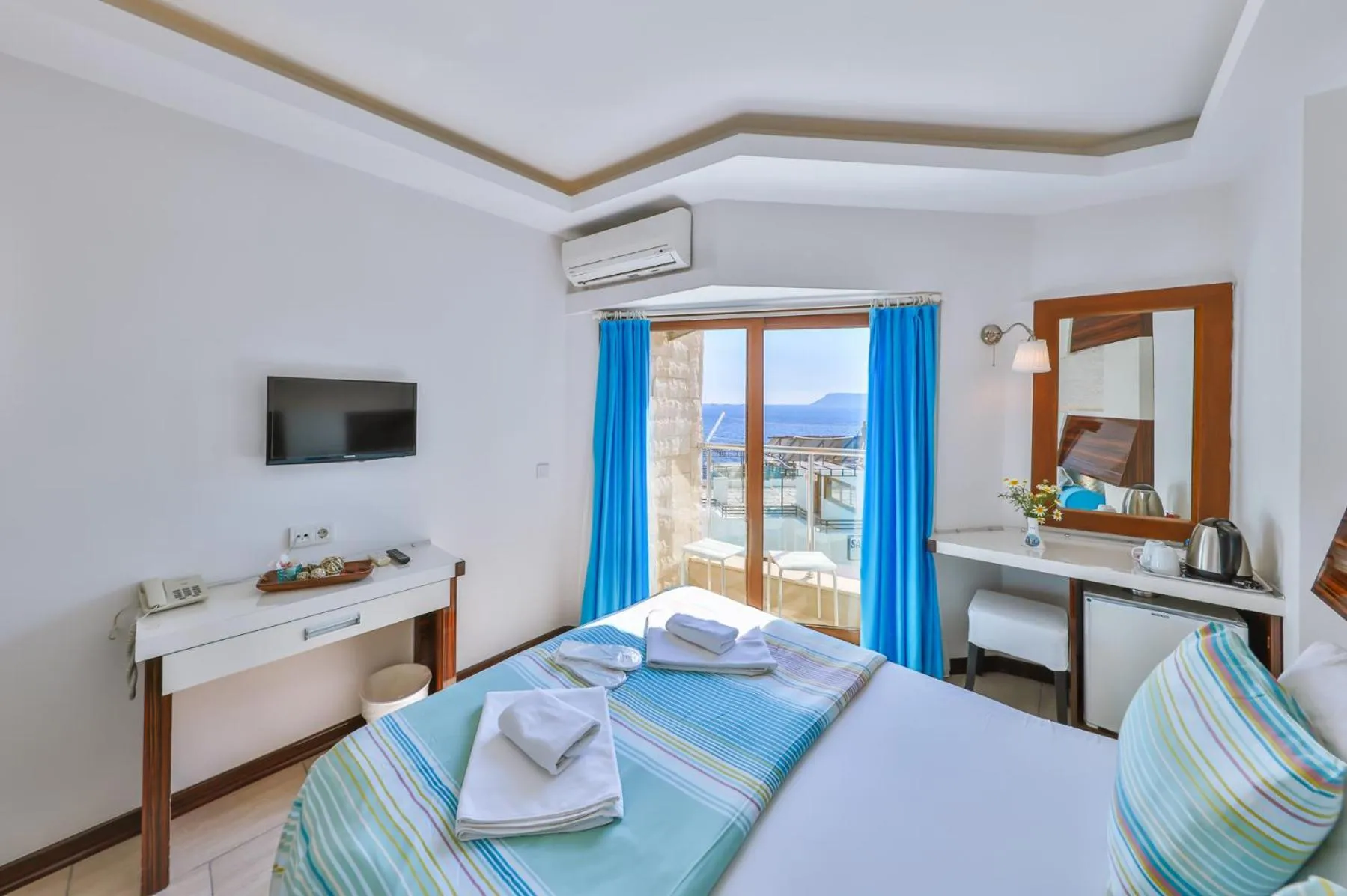 Bedroom, Bed in Hotel Sonne - Adults Only