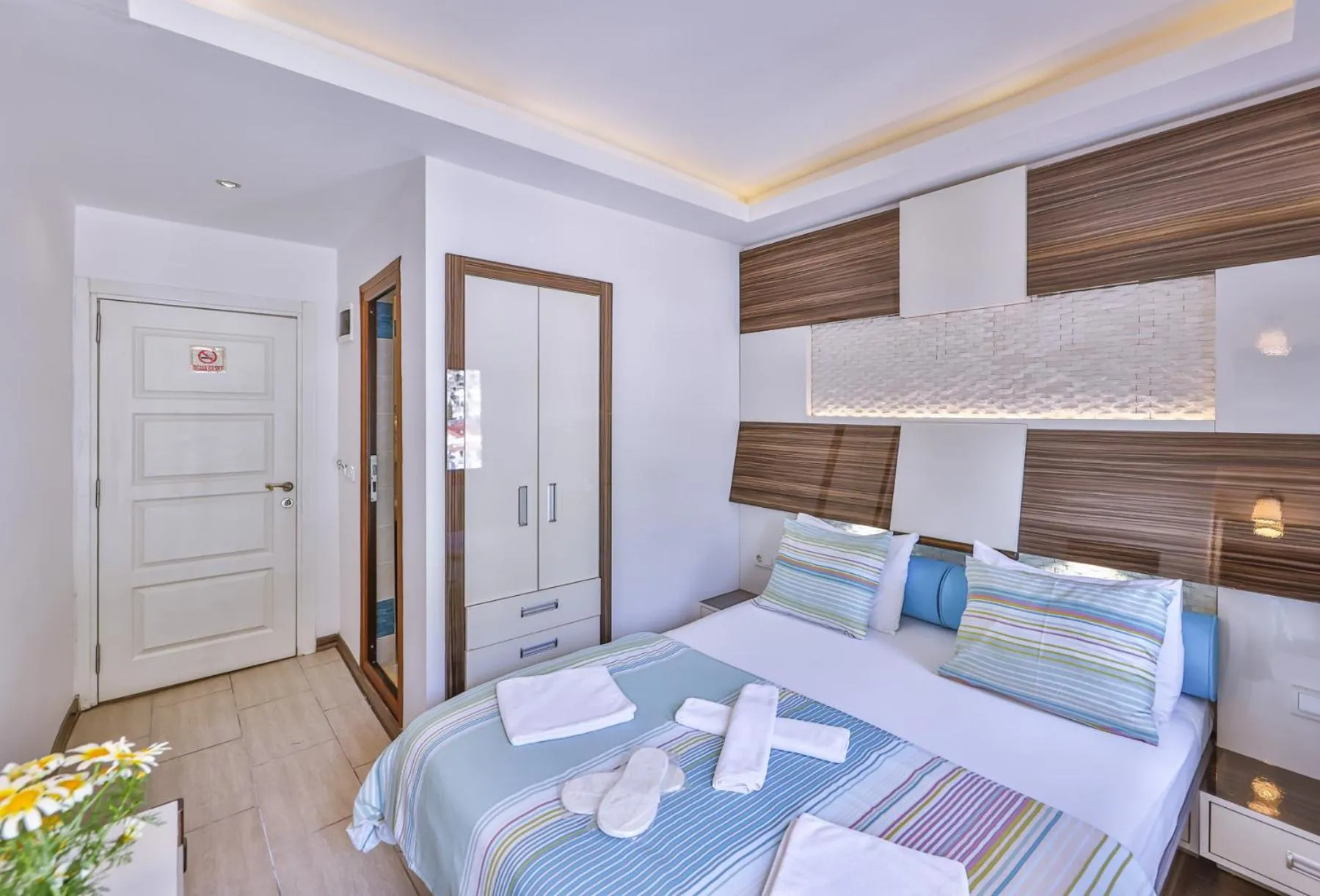 Bed in Hotel Sonne - Adults Only