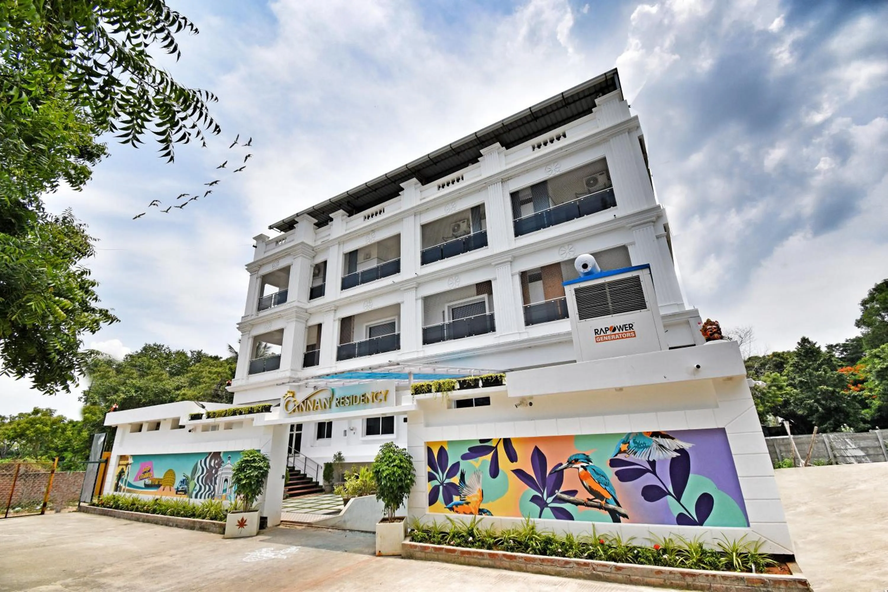 Facade/entrance in Cannan Residency Pondicherry