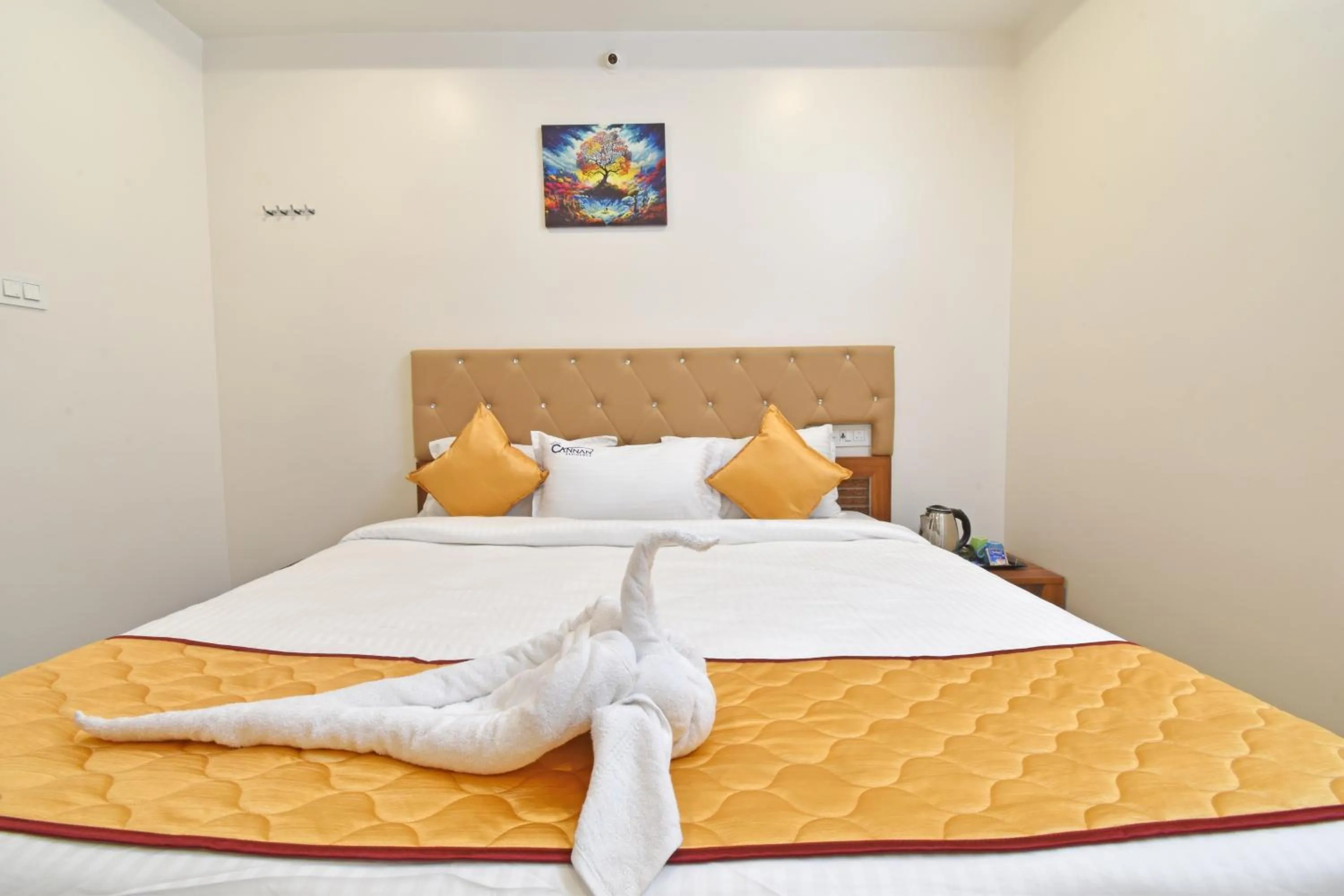 Bed in Cannan Residency Pondicherry