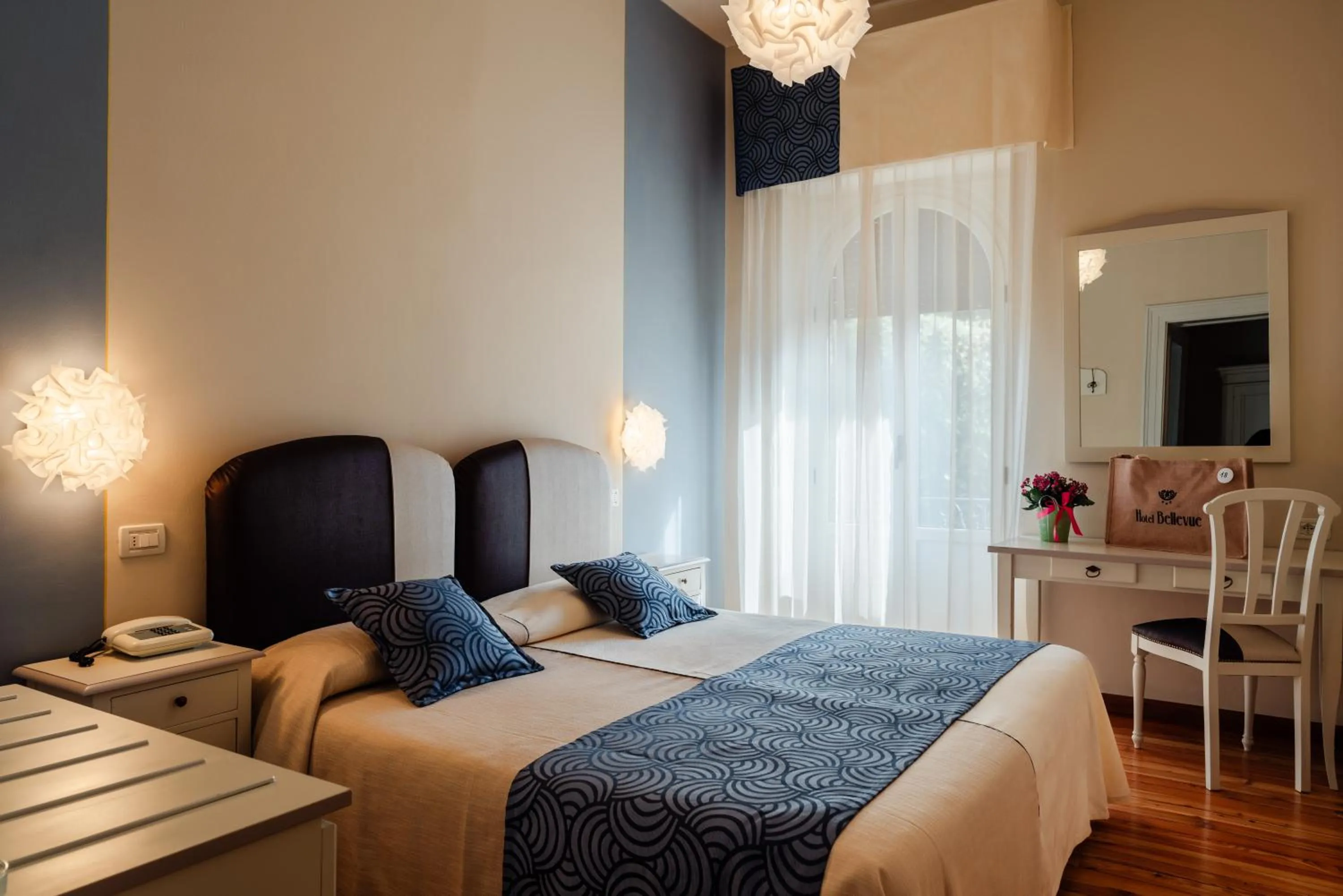 Bed in Hotel Bellevue