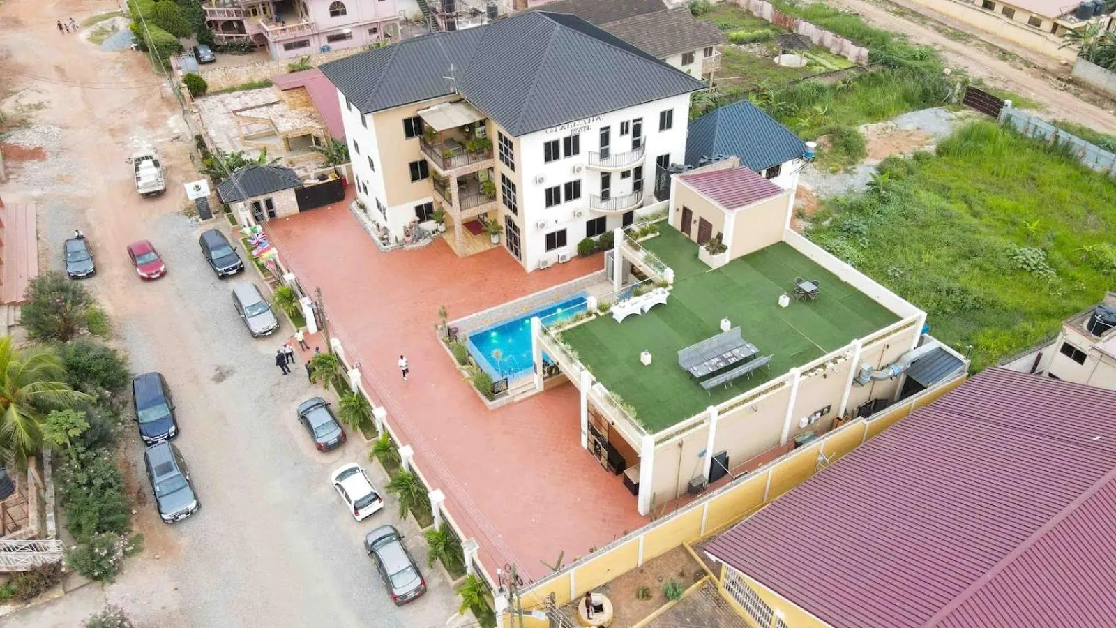 Bird's eye view in Parkview Hotel