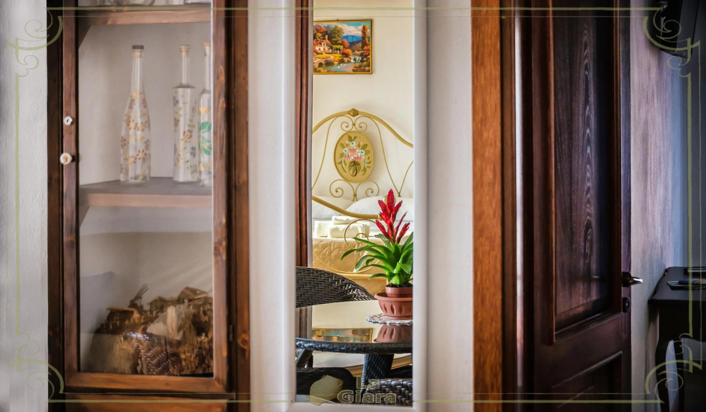 Decorative detail in B&b La Giara