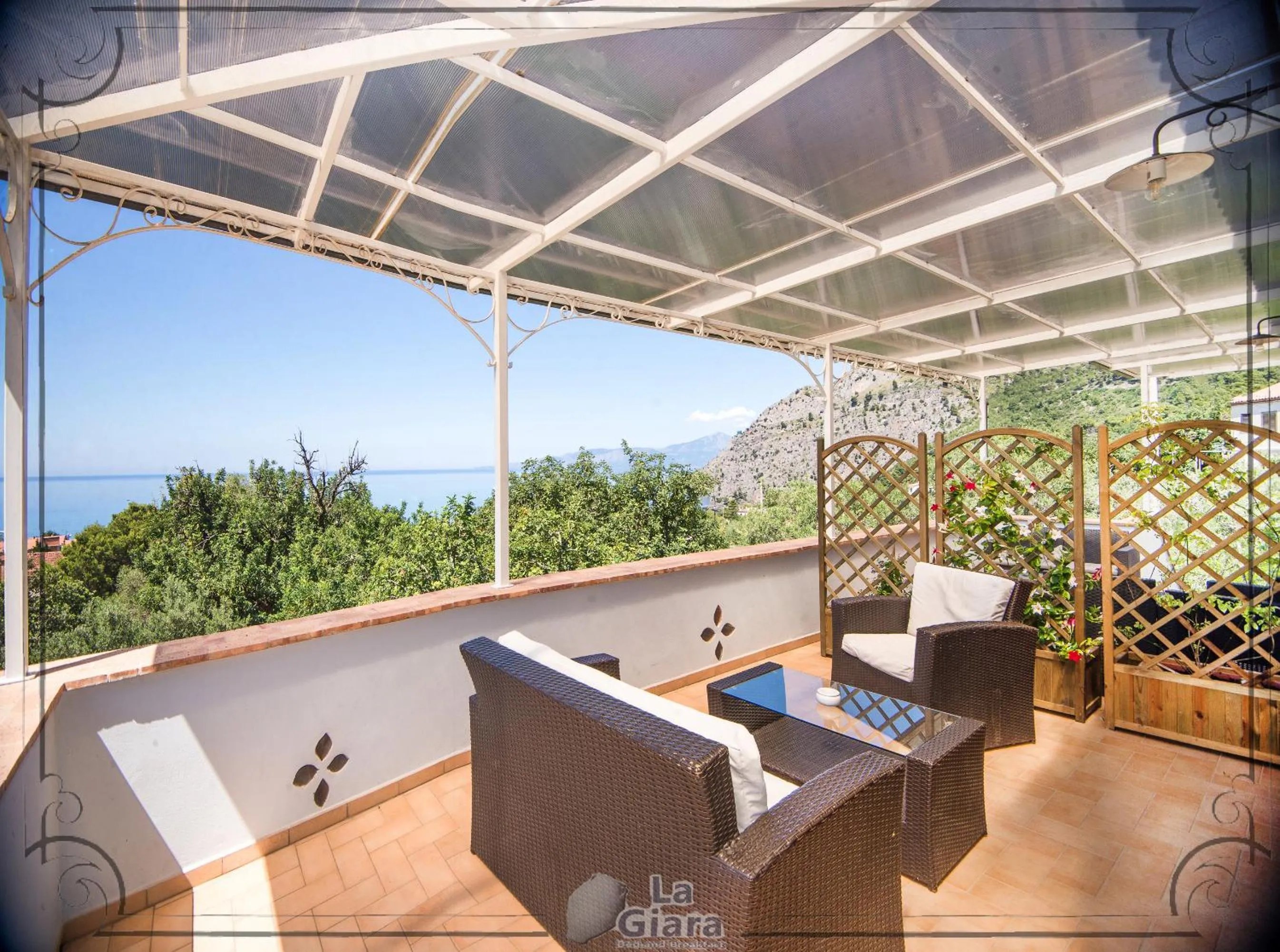 Balcony/Terrace in B&b La Giara