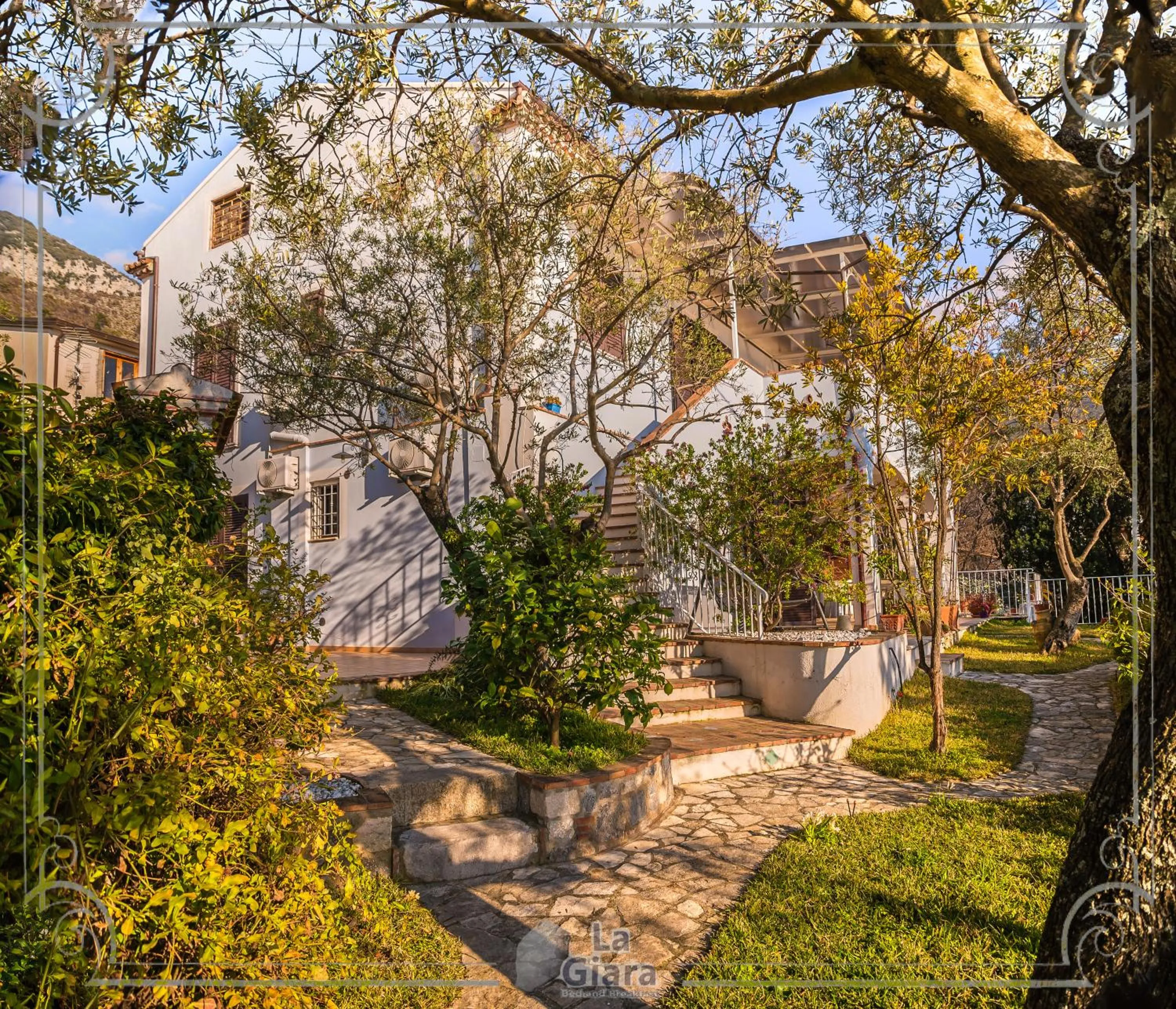 Patio in B&b La Giara