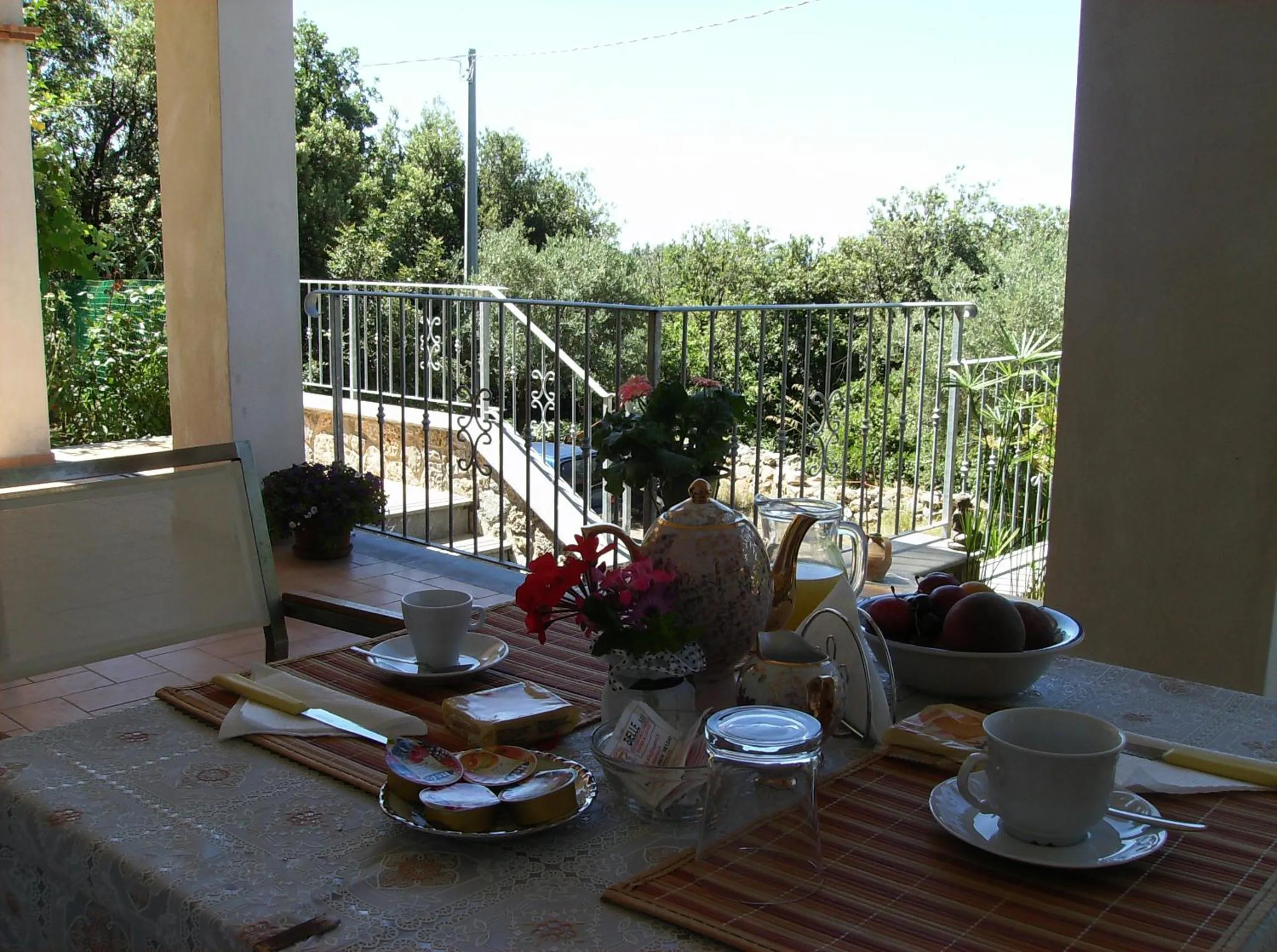 Italian breakfast in B&b La Giara