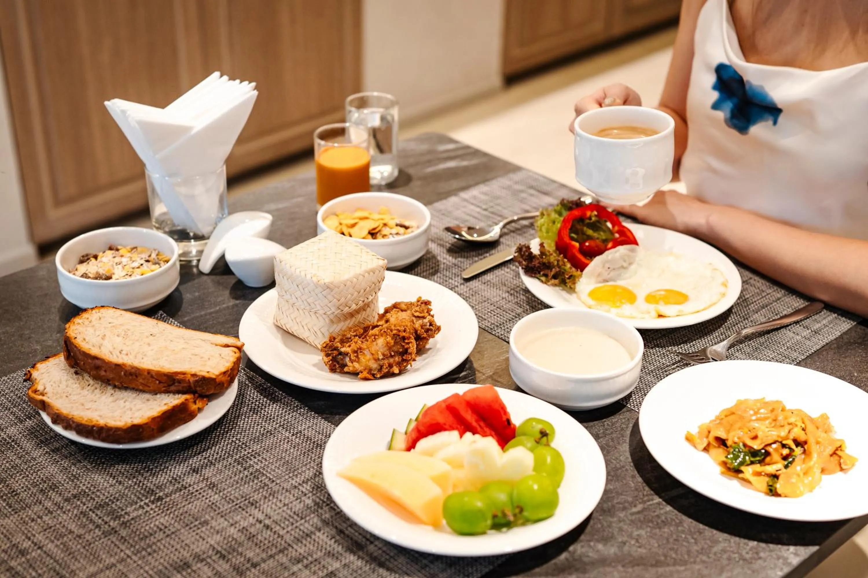 Food and drinks in Away Bangkok Sukhumvit