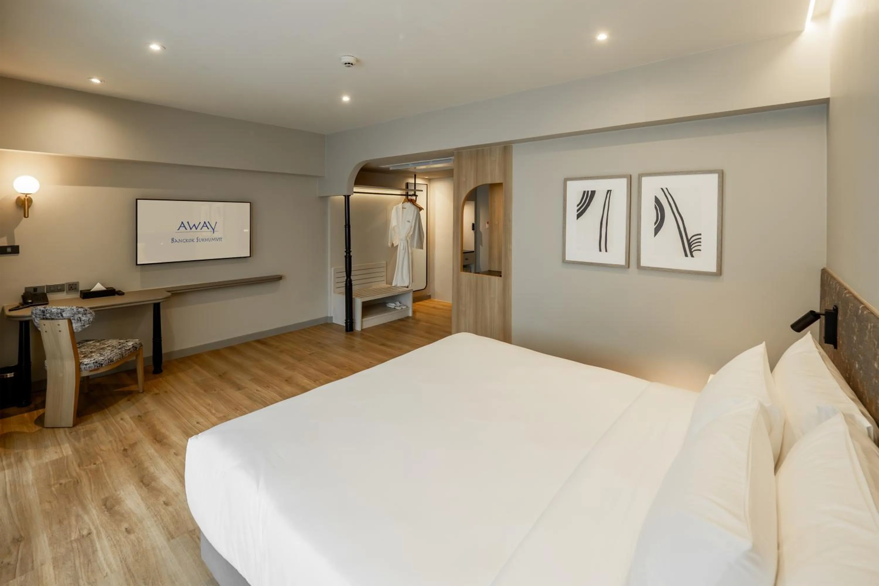 Bedroom, Bed in Away Bangkok Sukhumvit