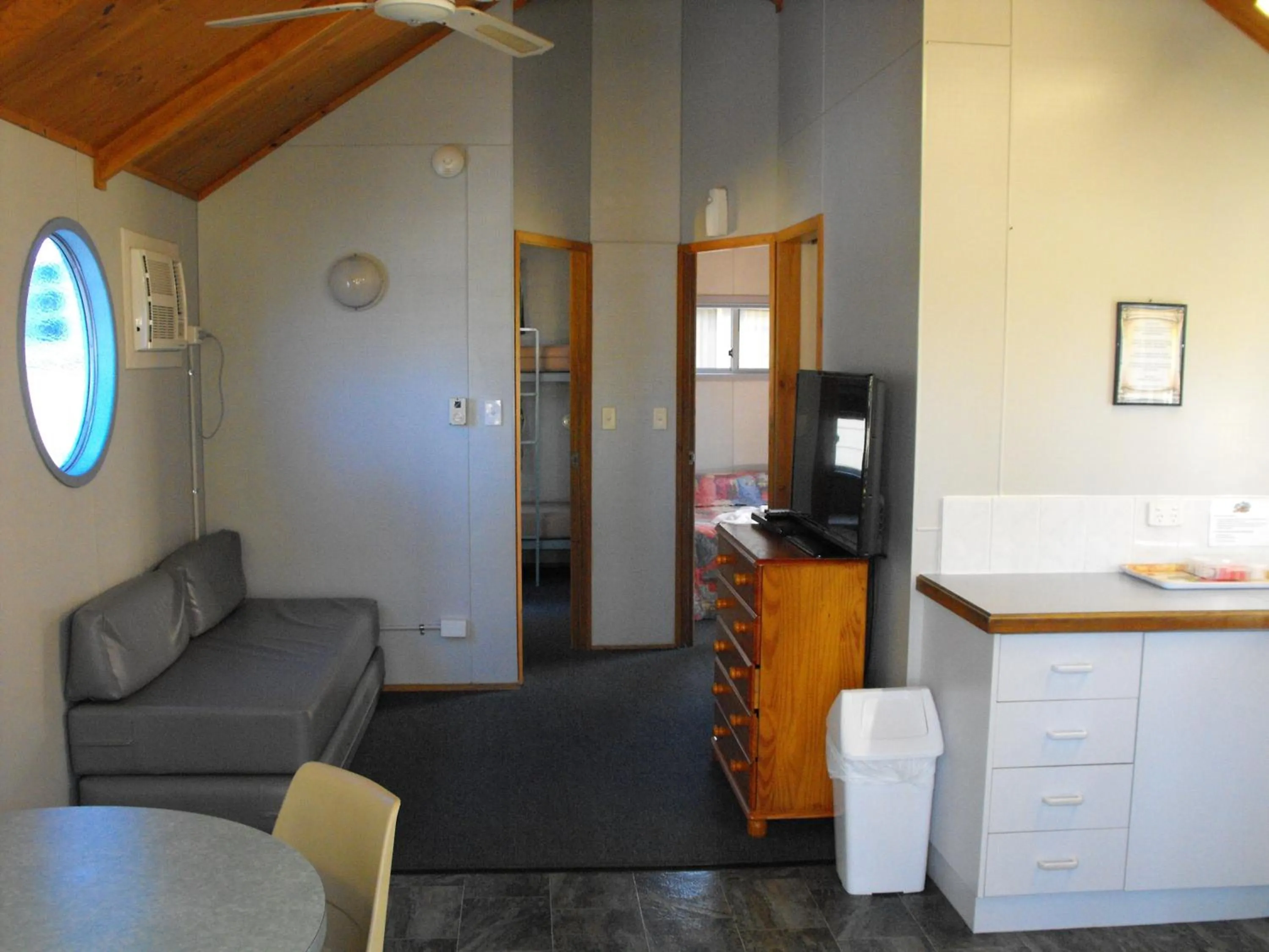 Living room in Smugglers Cove Holiday Village