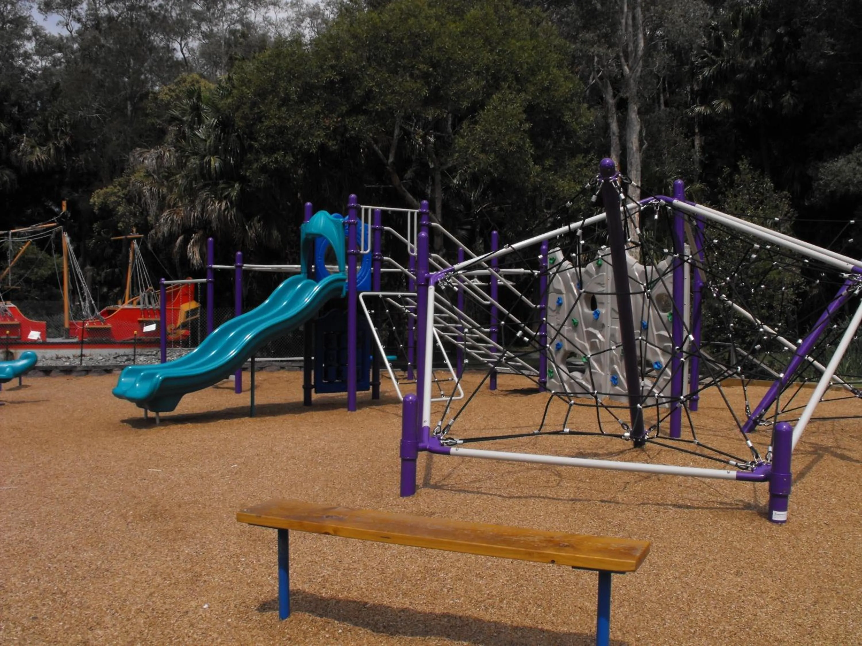 Children play ground in Smugglers Cove Holiday Village