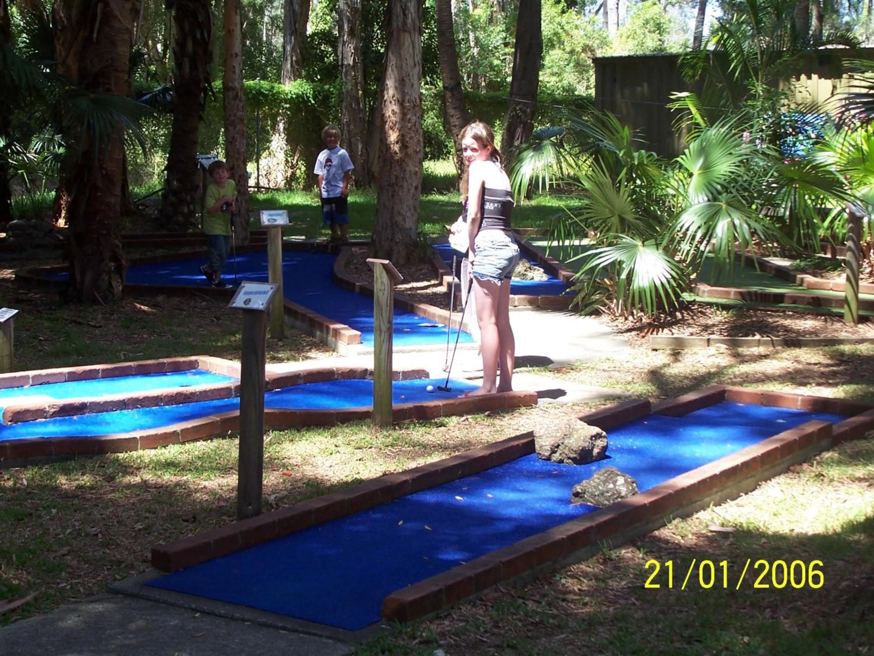 Day in Smugglers Cove Holiday Village