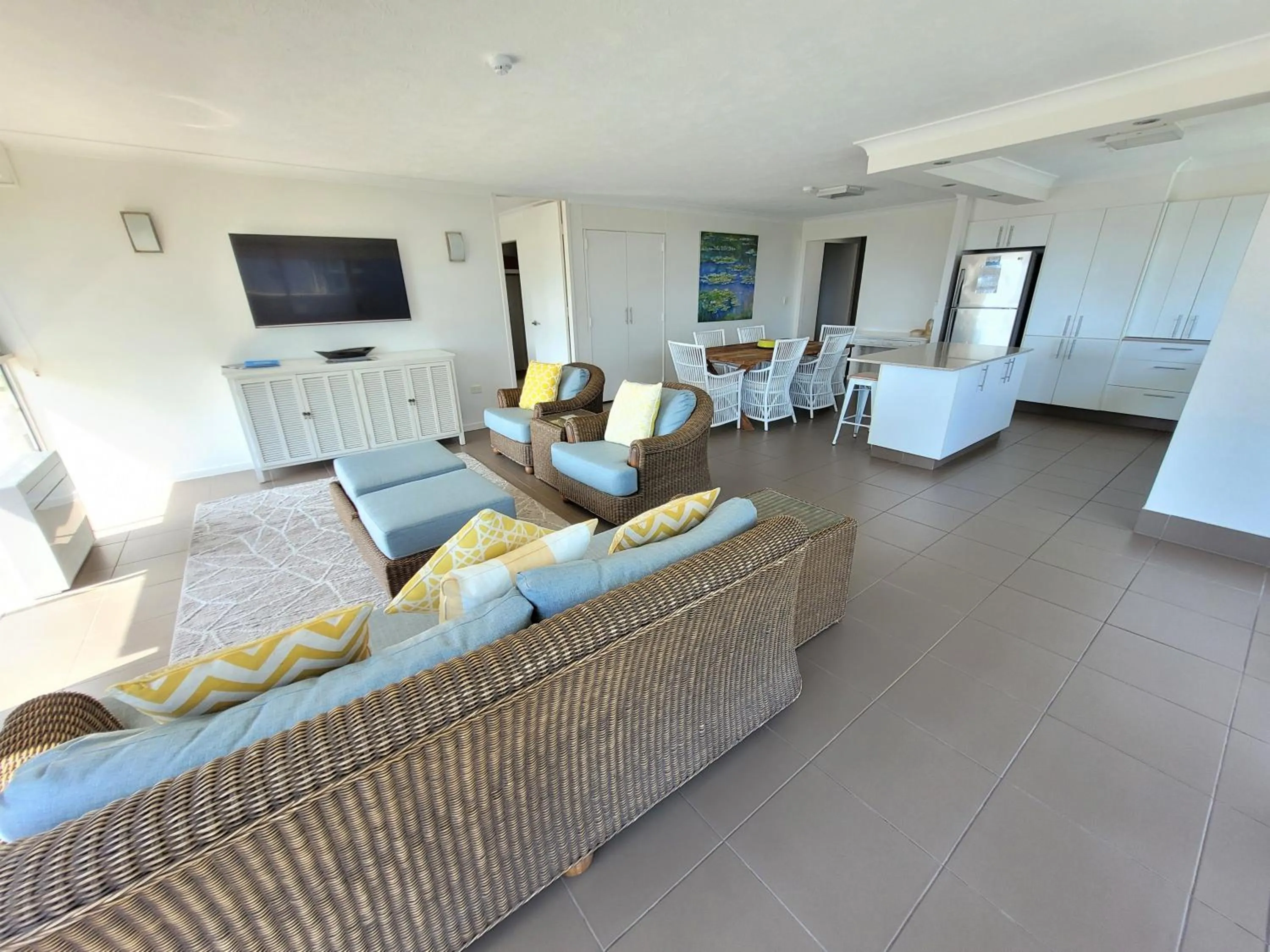 Living room in Surfers Chalet
