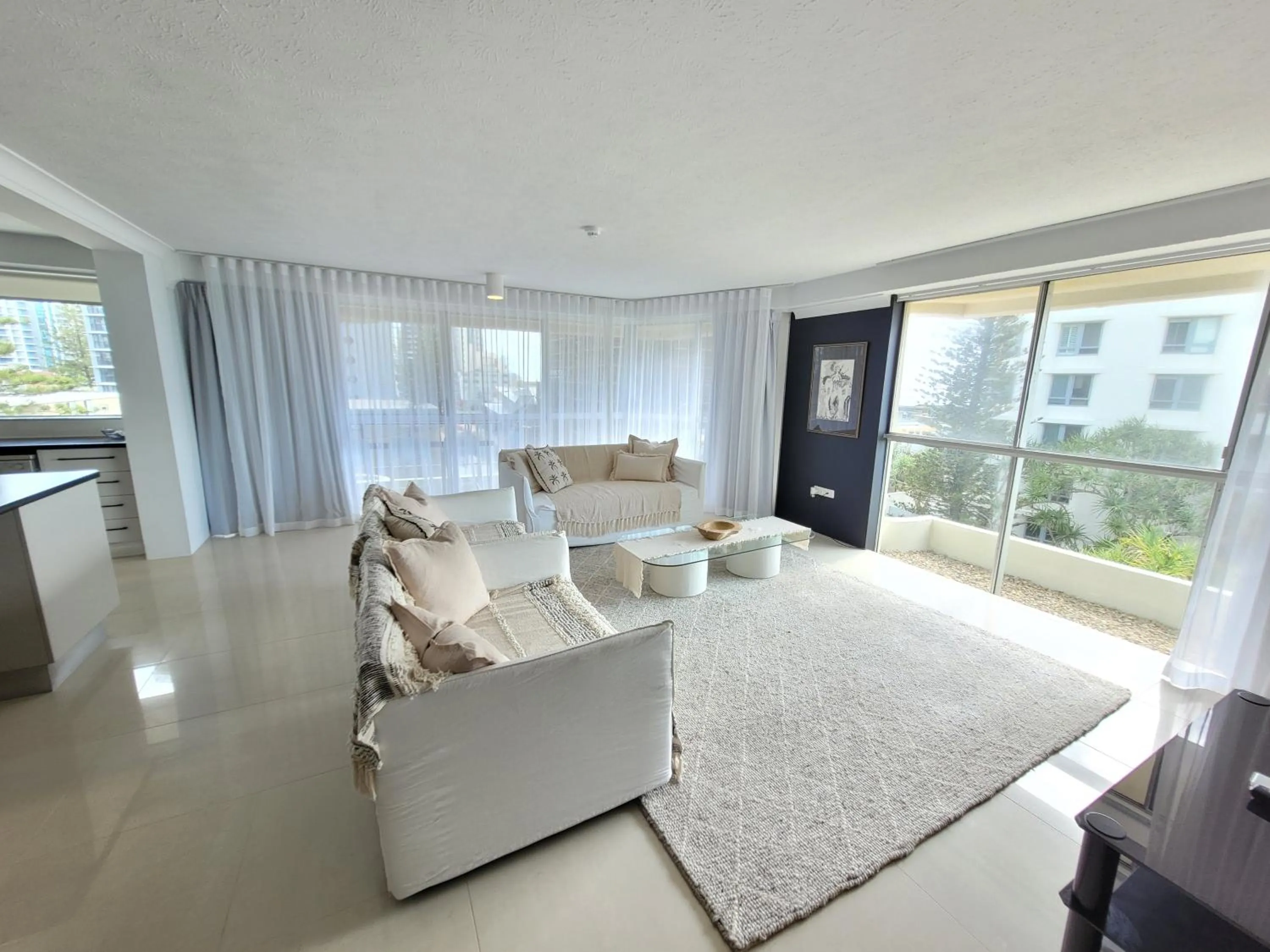 Living room in Surfers Chalet