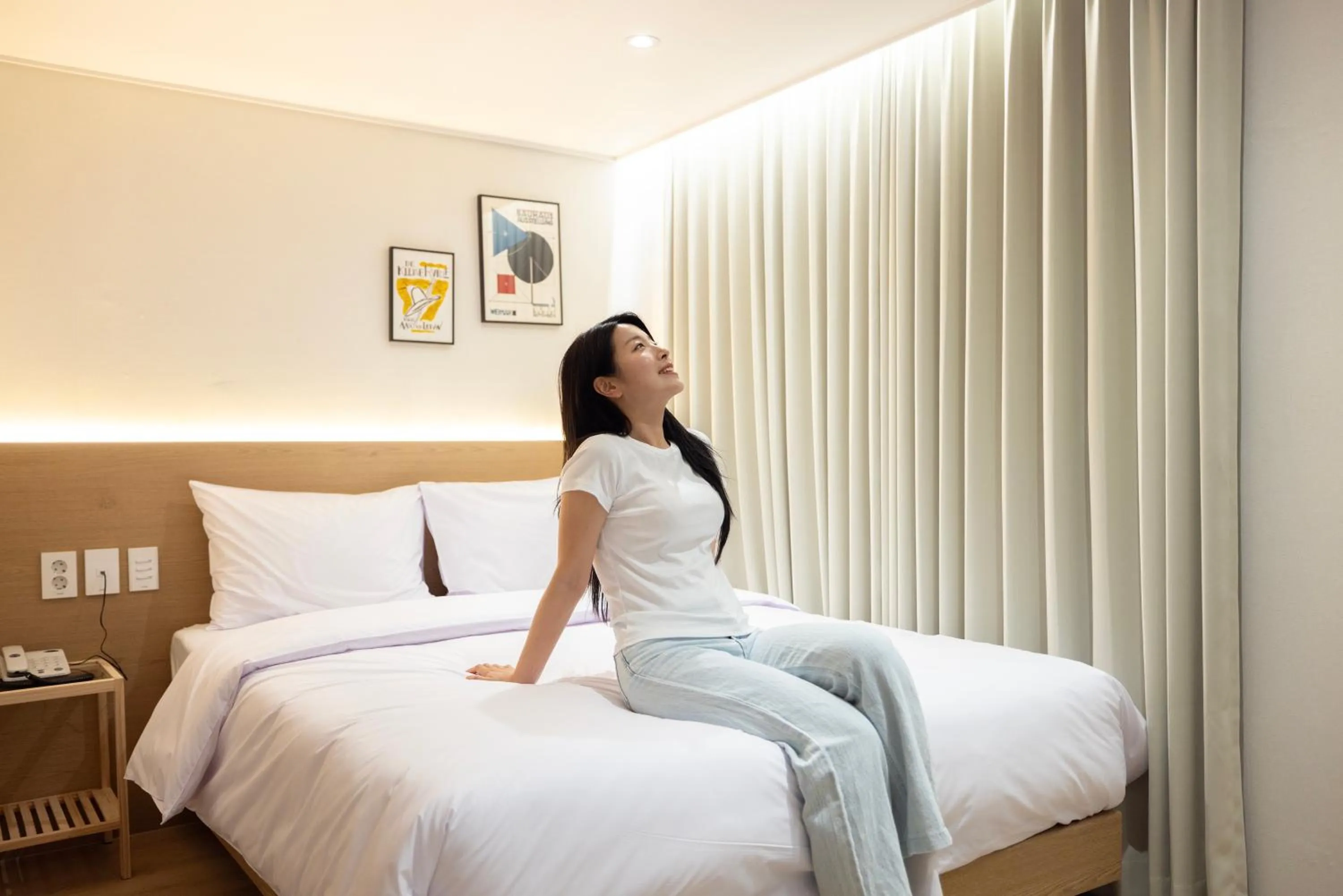 Bed in From H US Hotel with Aank Seoul Gangseo Hwagok