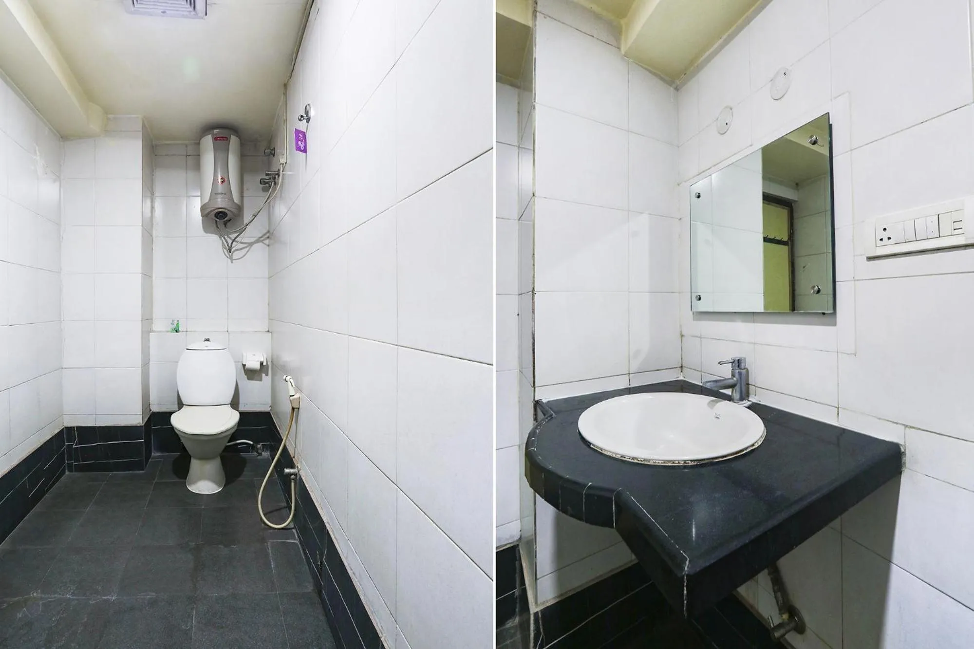 Bathroom in FabHotel Royal Residency II - Nr Lakdikapul Metro Station