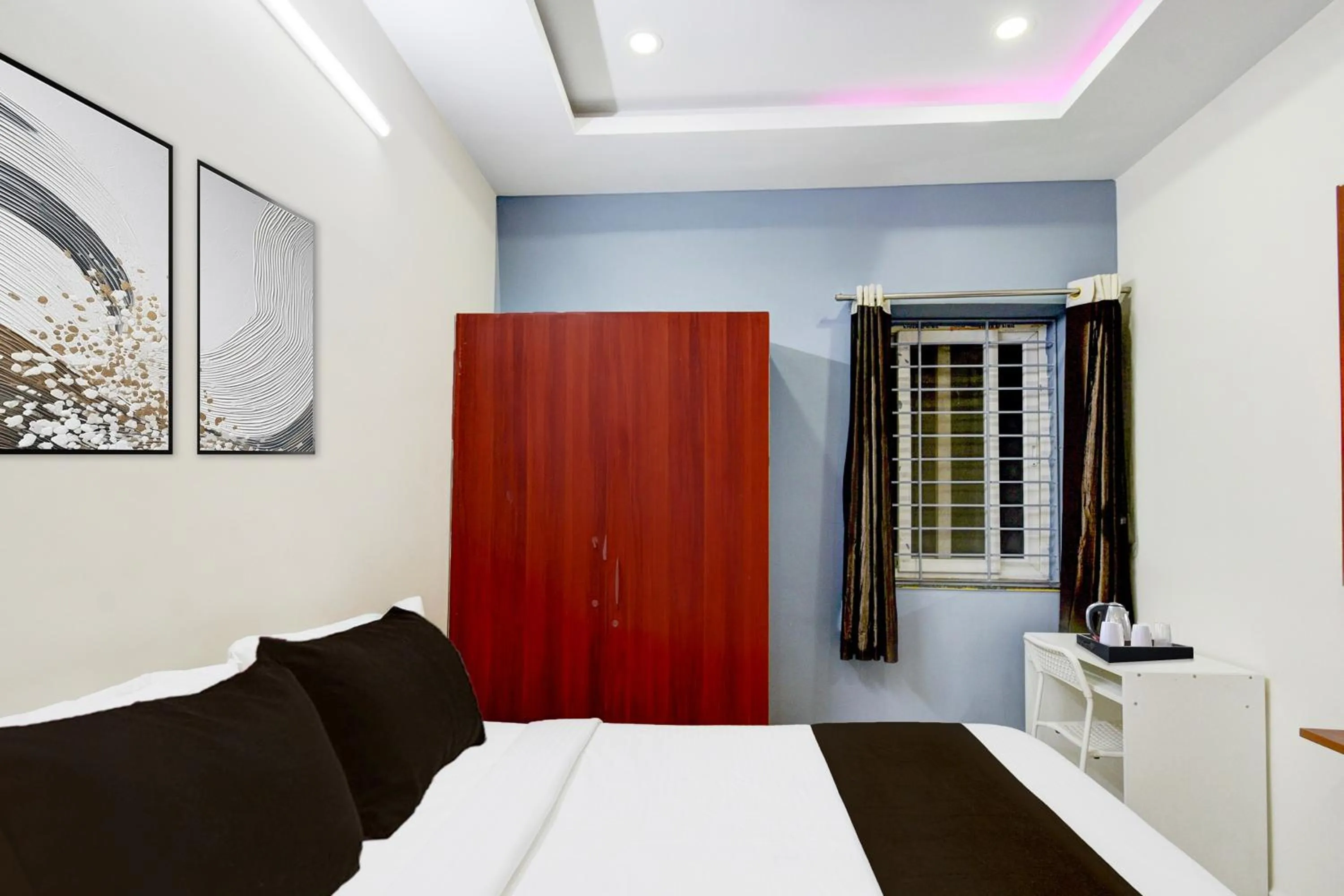 Bedroom, Bed in Super Collection O Khajaguda Hills Formerly Sri Balaji Luxary Rooms