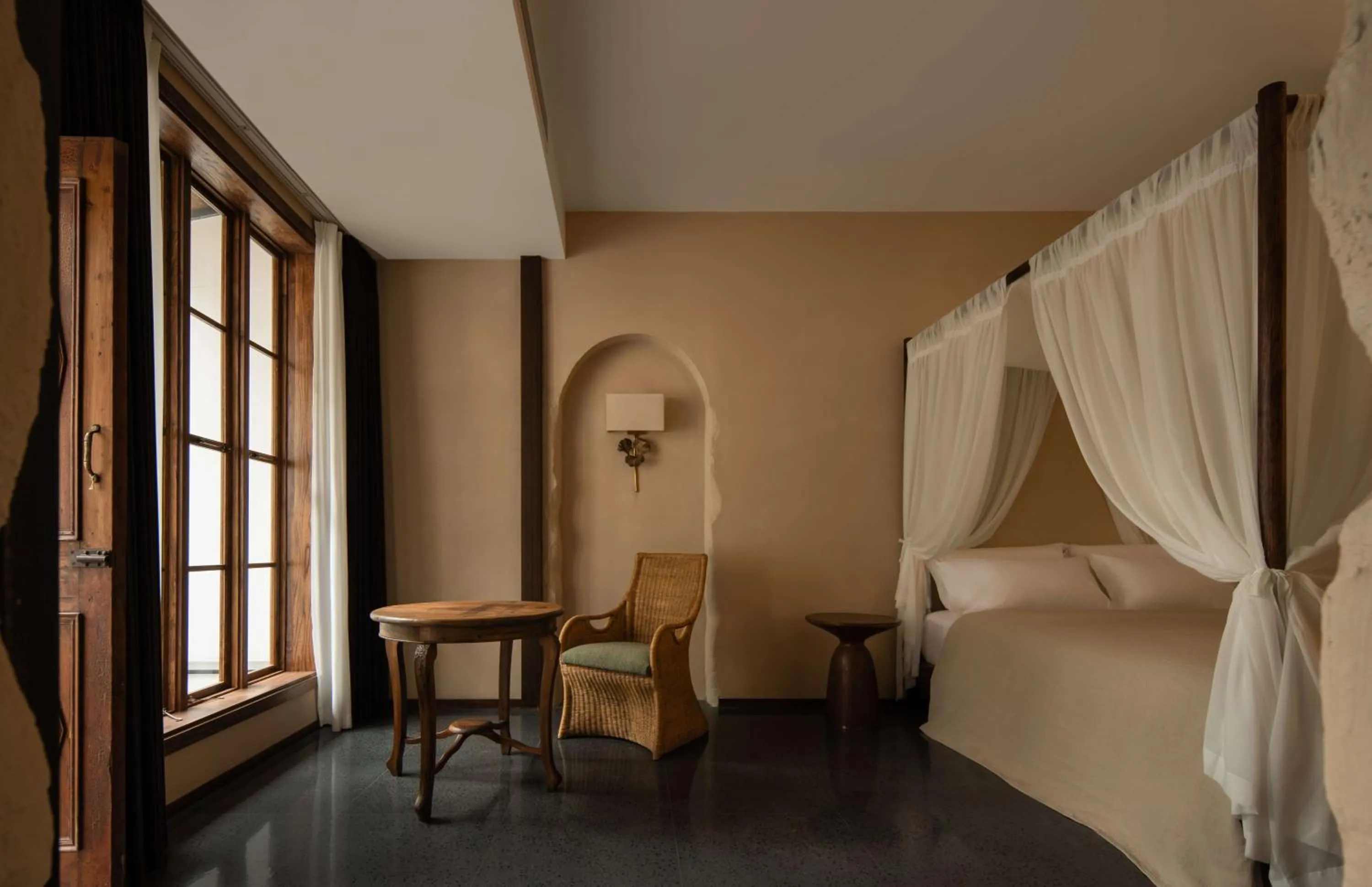 Bed in YueLore Retreat