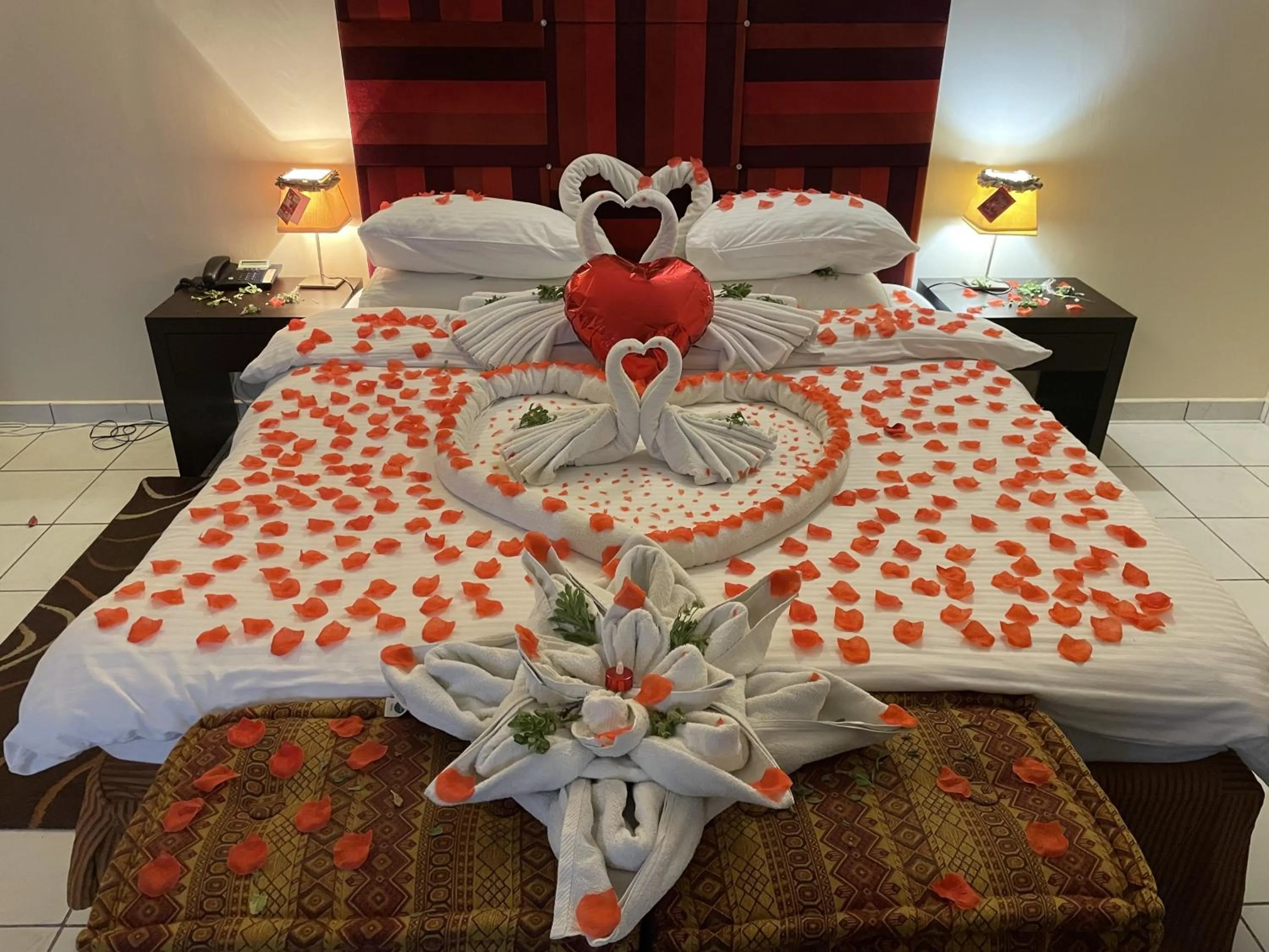 Photo of the whole room, Bed in Les Acacias Hotel Djibouti