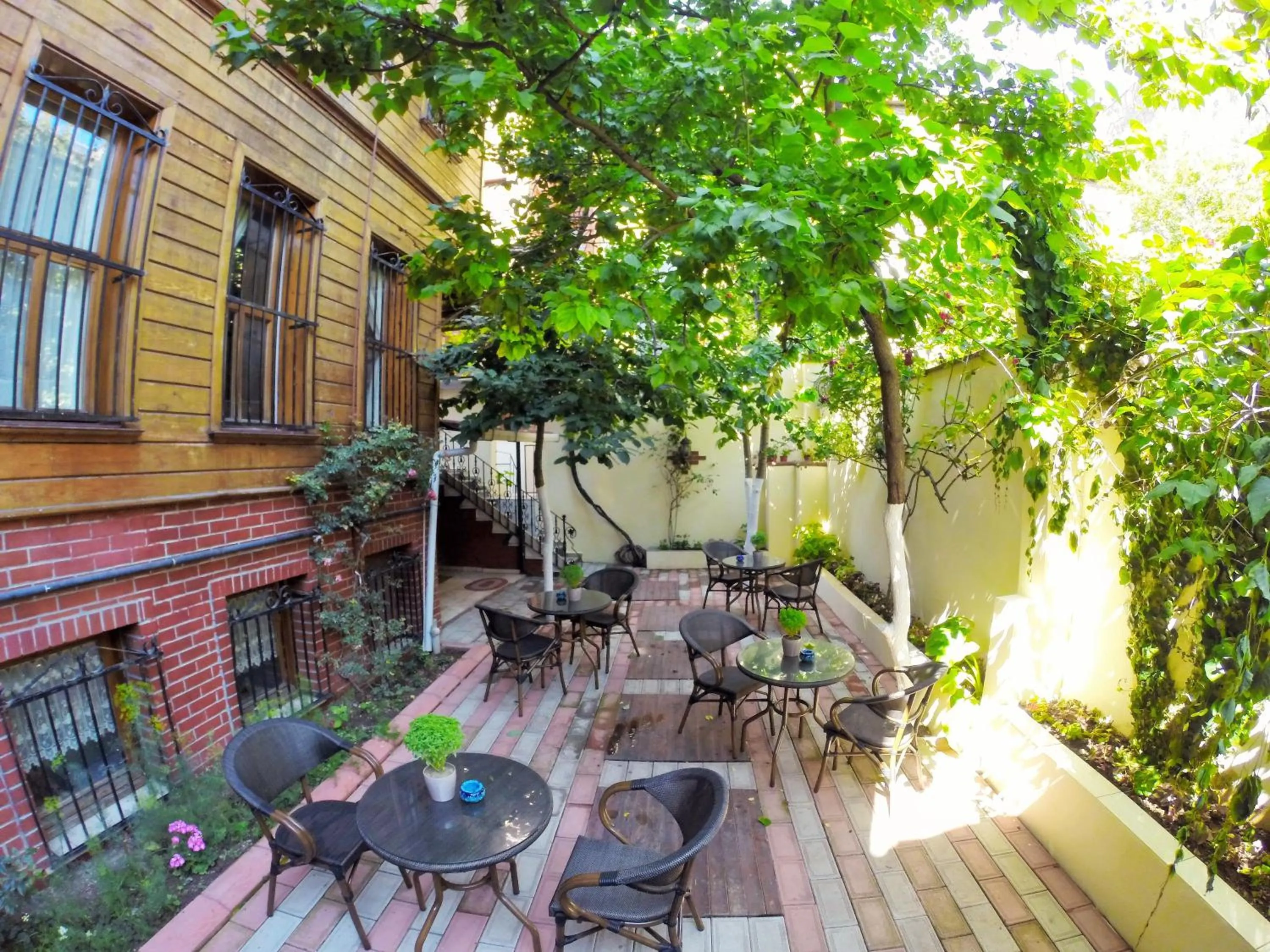 Garden view in Ottoman's Pearl Hotel