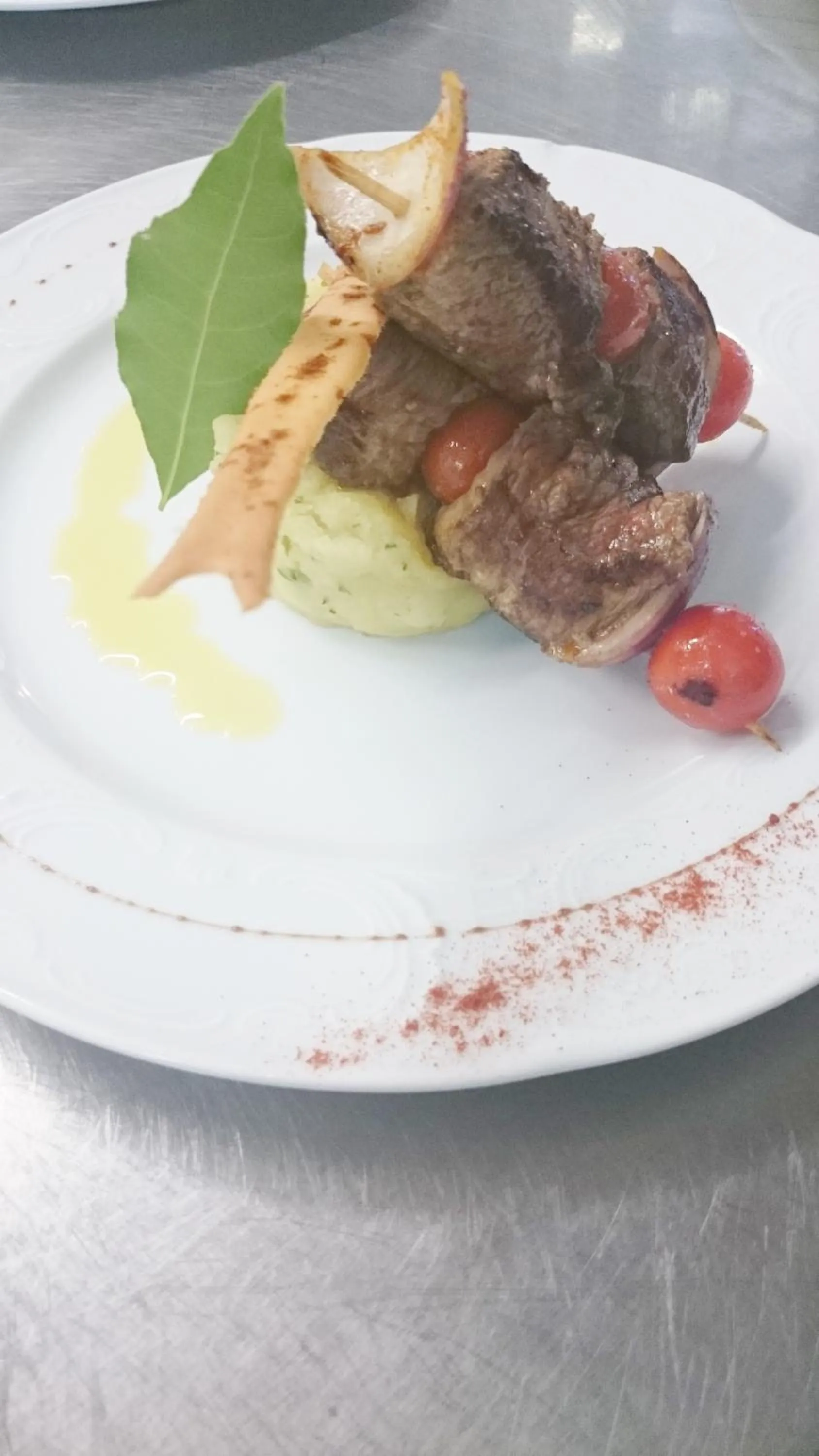 Decorative detail in Hotel Restaurant La Verperie