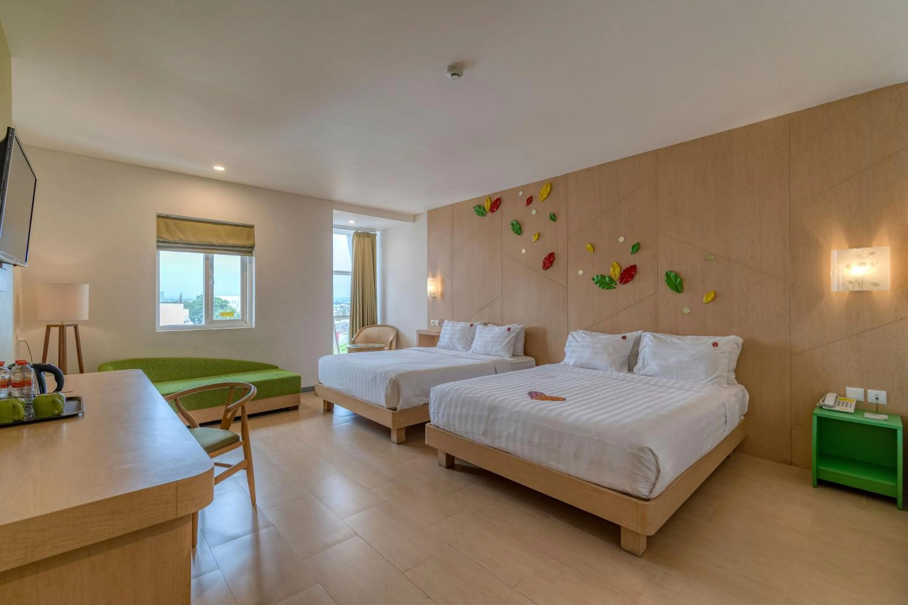 Bedroom, Bed in Ascent Hotel & Cafe Malang