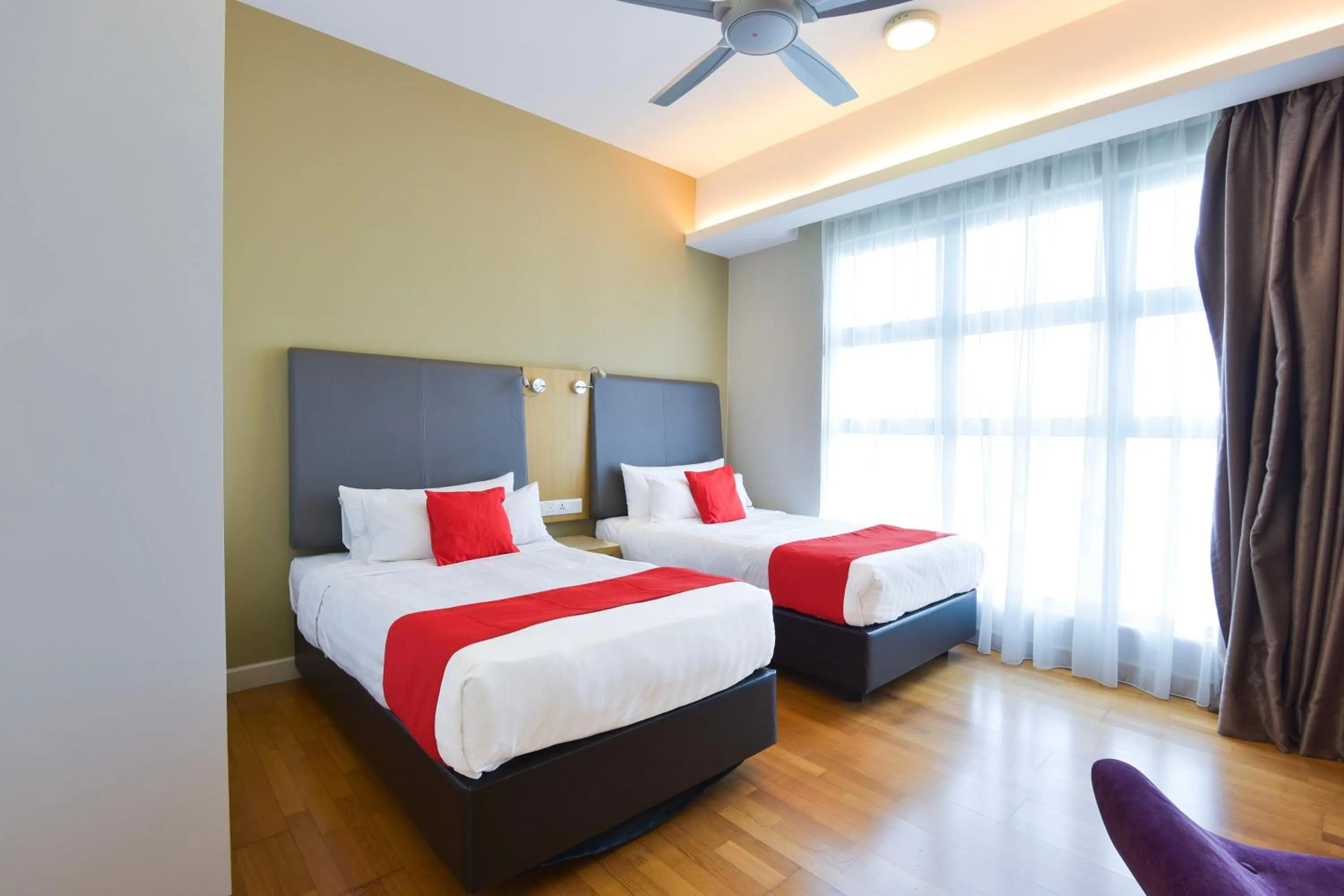 Bedroom, Bed in Palette Bukit Bintang Formerly Suasana Suites
