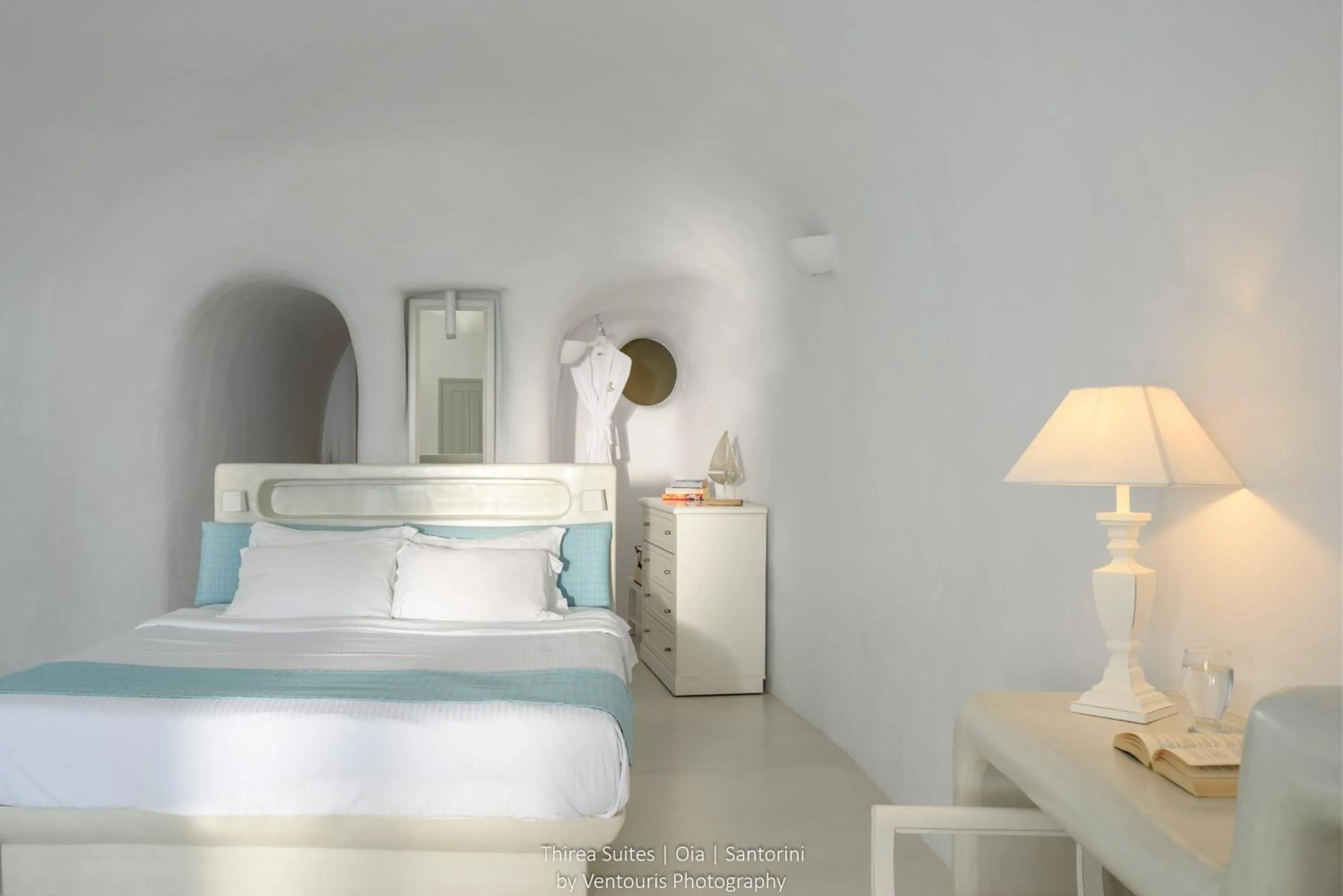 Bed in Thirea Suites