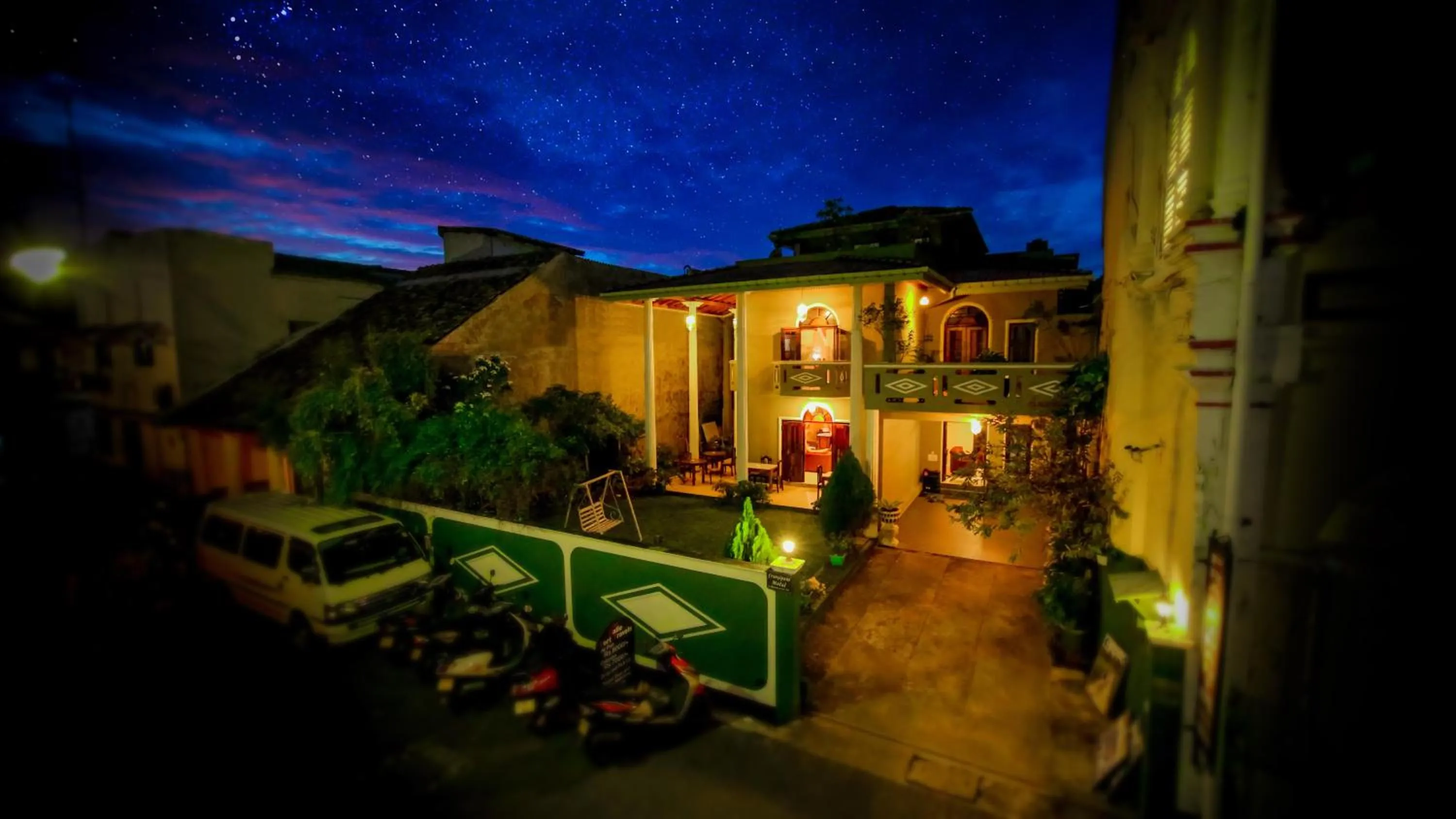 Property building in The Frangipani motel