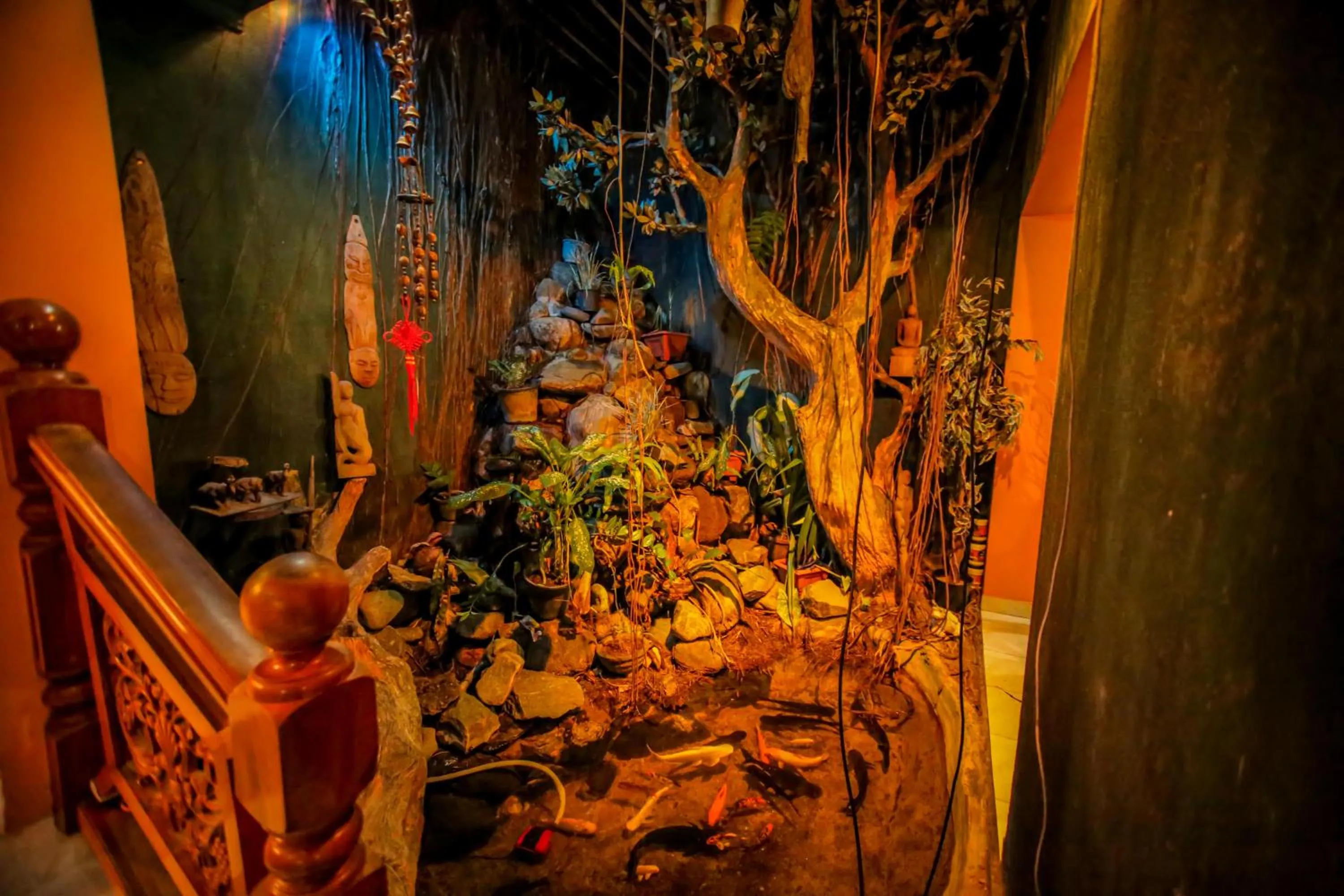 Lobby or reception in The Frangipani motel