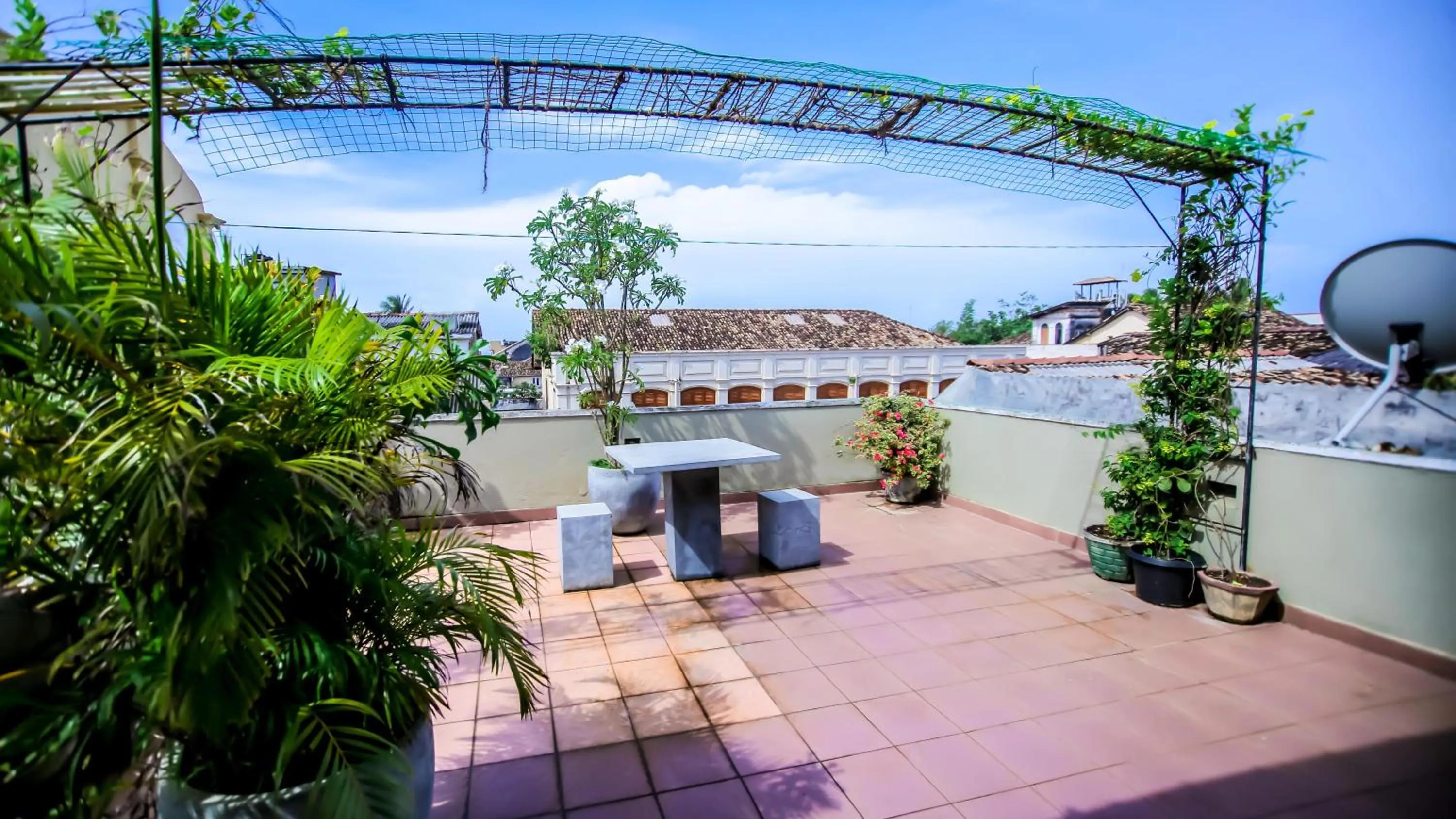 Balcony/Terrace in The Frangipani motel