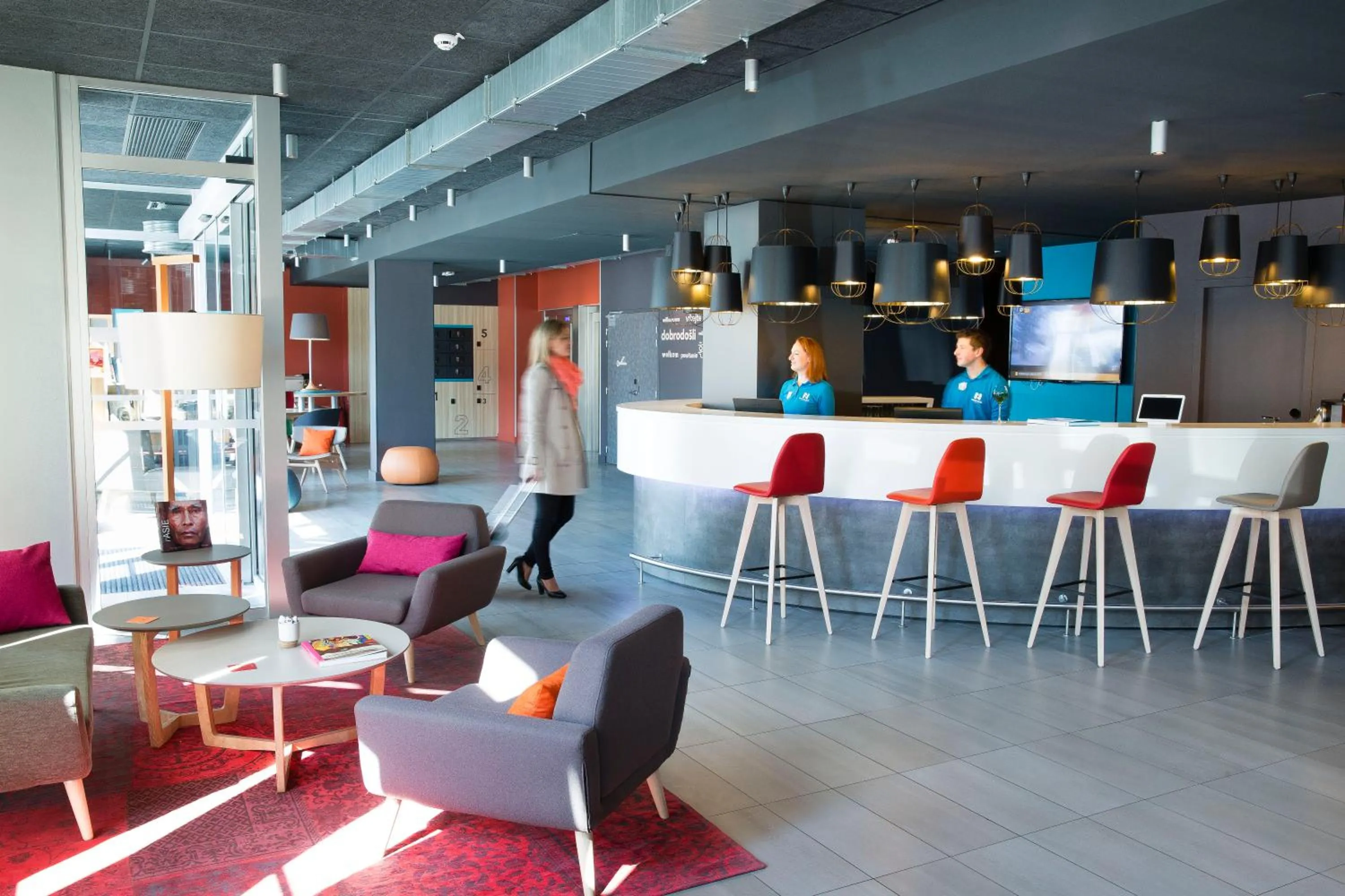 Lobby or reception in Nomad Hotel le Havre Centre Gare