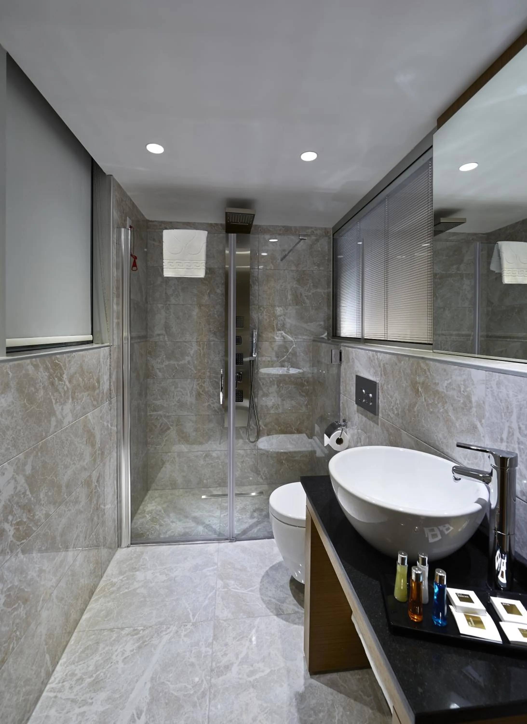 Shower in Milport Hotel Levent Istanbul