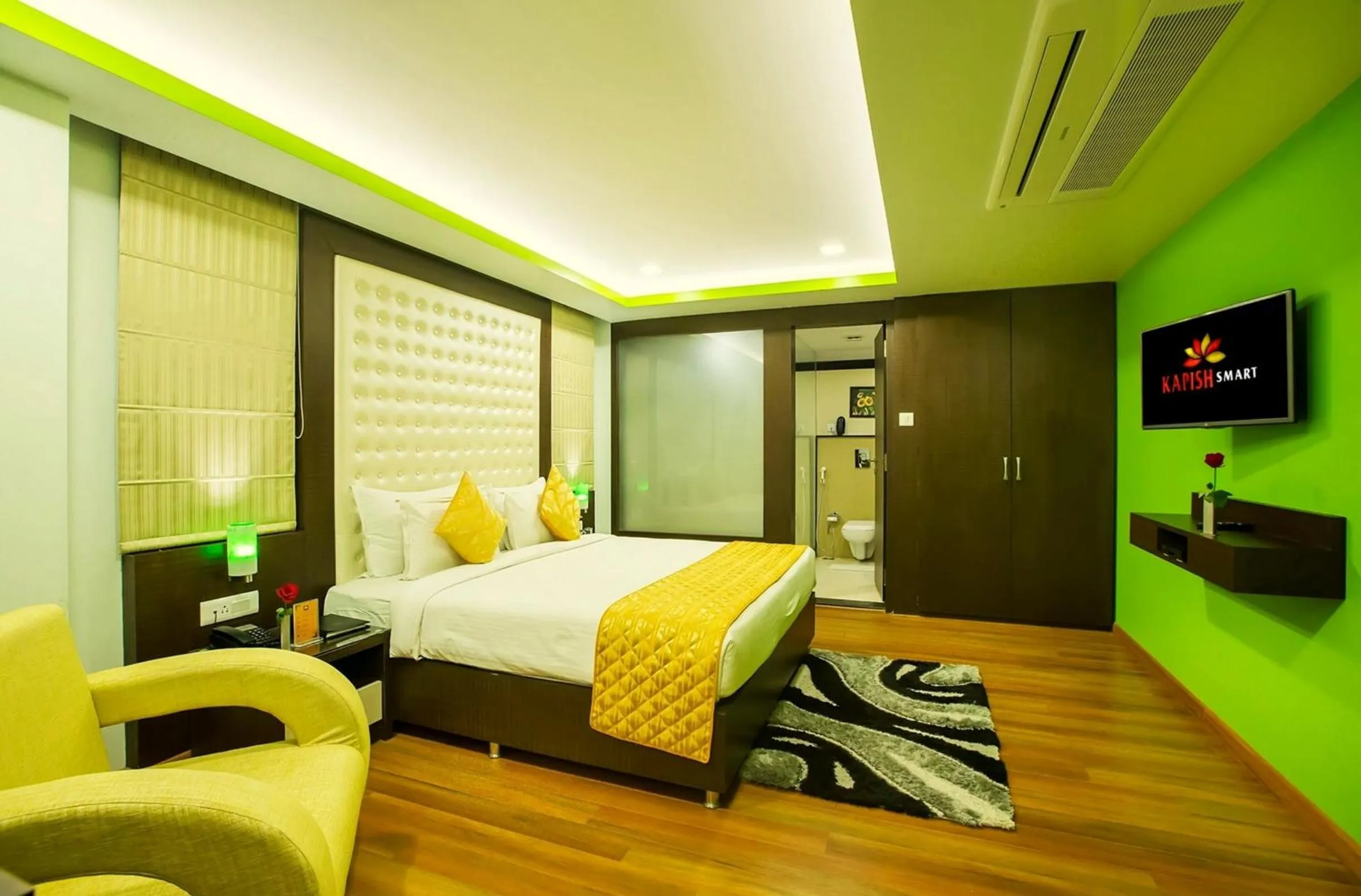 Bedroom, Bed in Kapish Smart - Hotel Jaipur City Centre