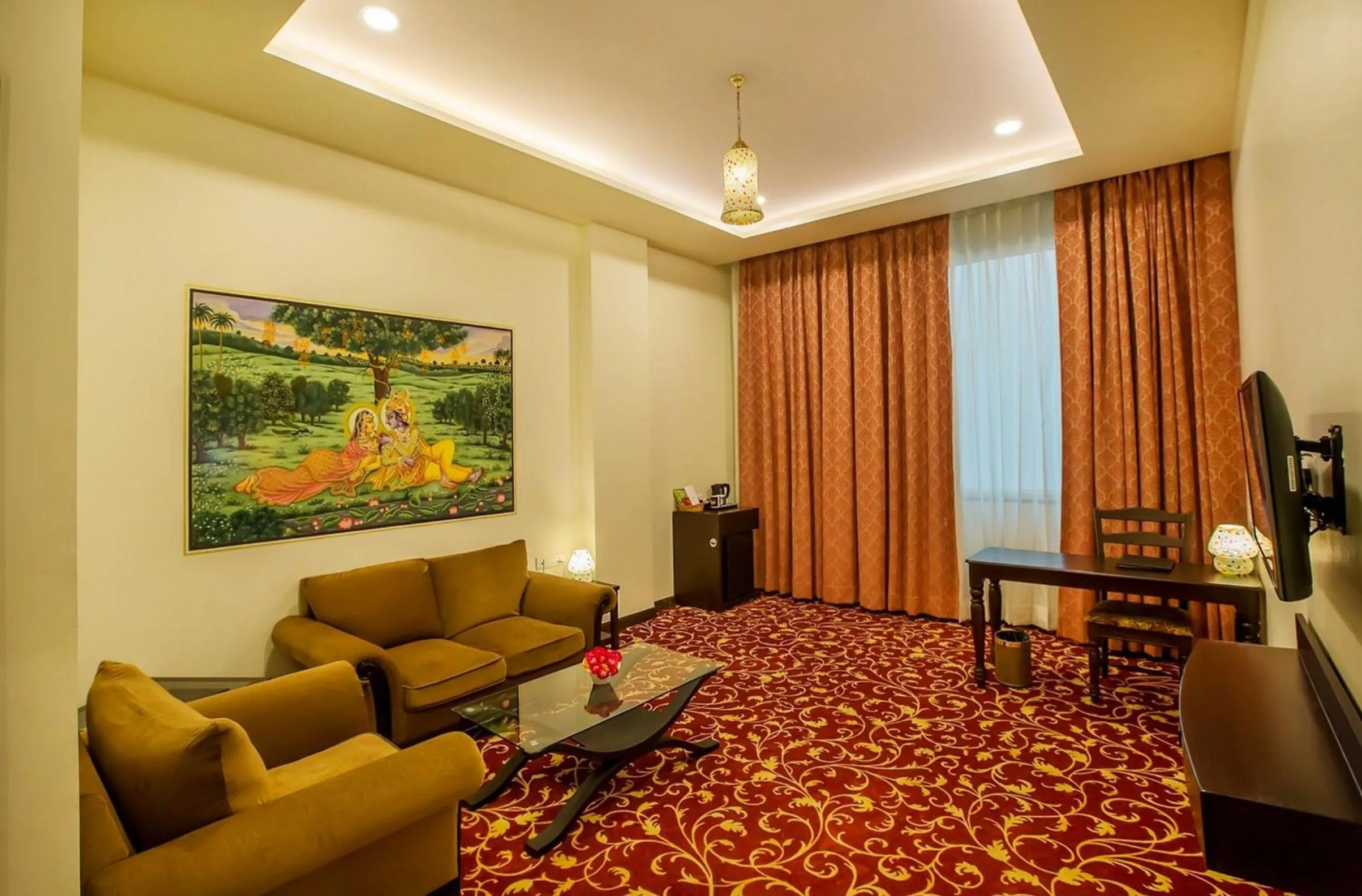 Living room in Kapish Smart - Hotel Jaipur City Centre