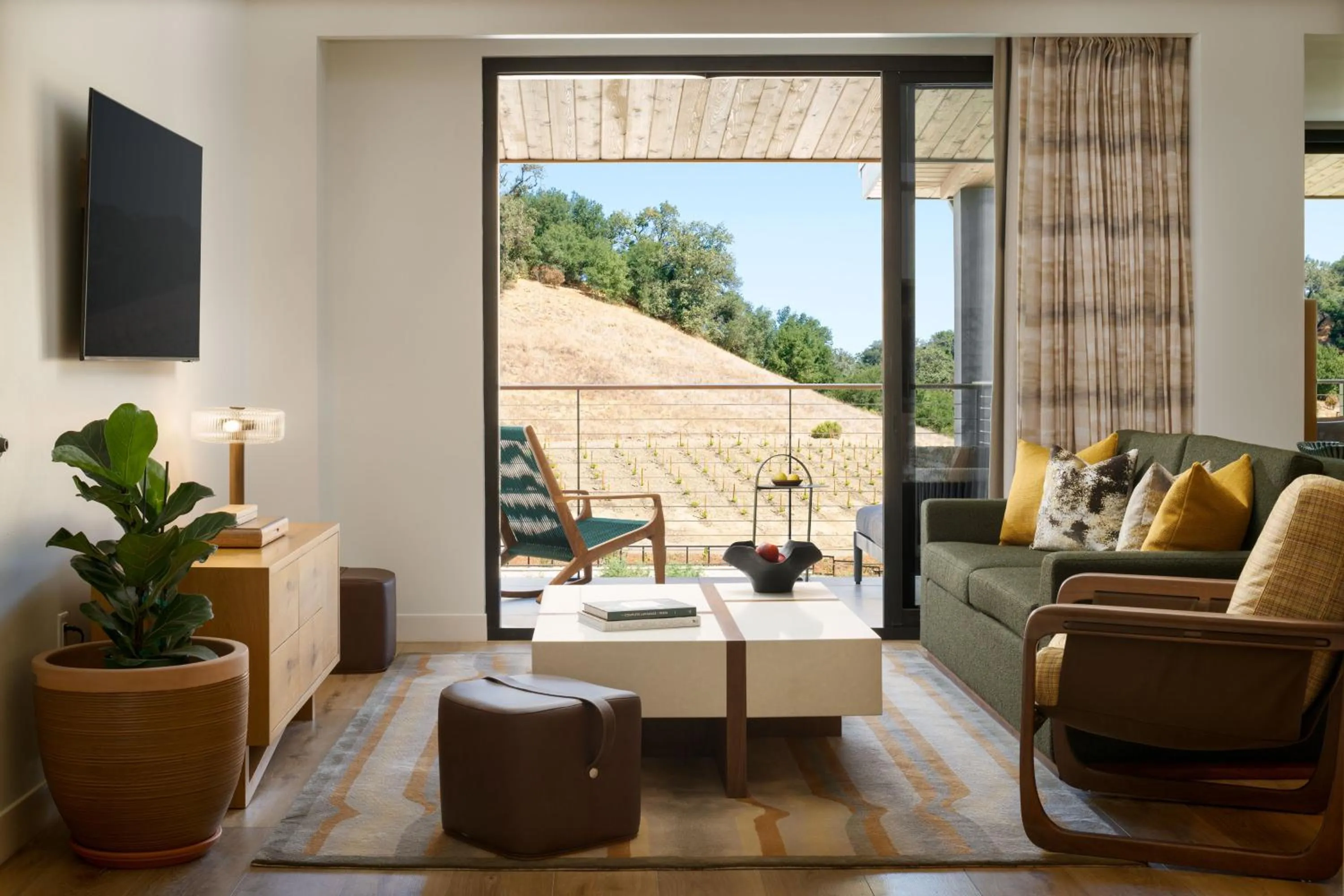 Living room in Appellation Healdsburg