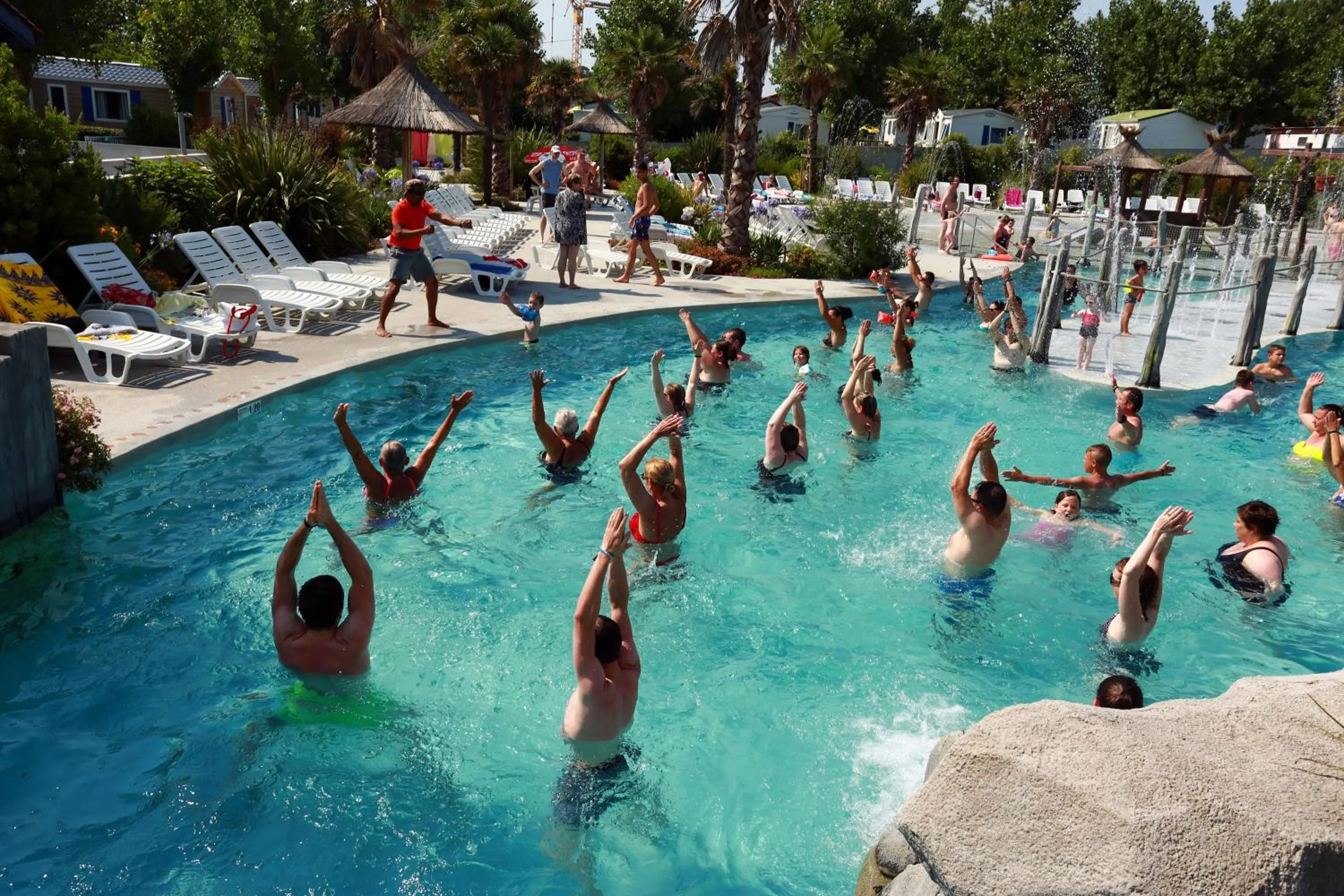 Aqua park in Residence Izarpean