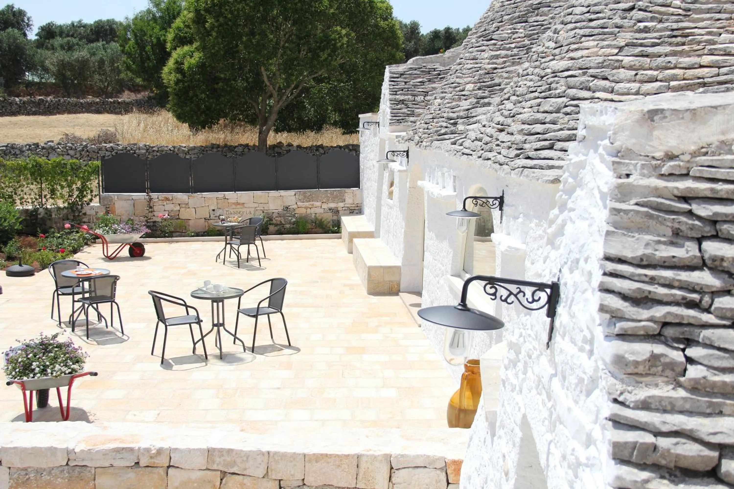 Garden in B&B Masseria Nuove Caselle