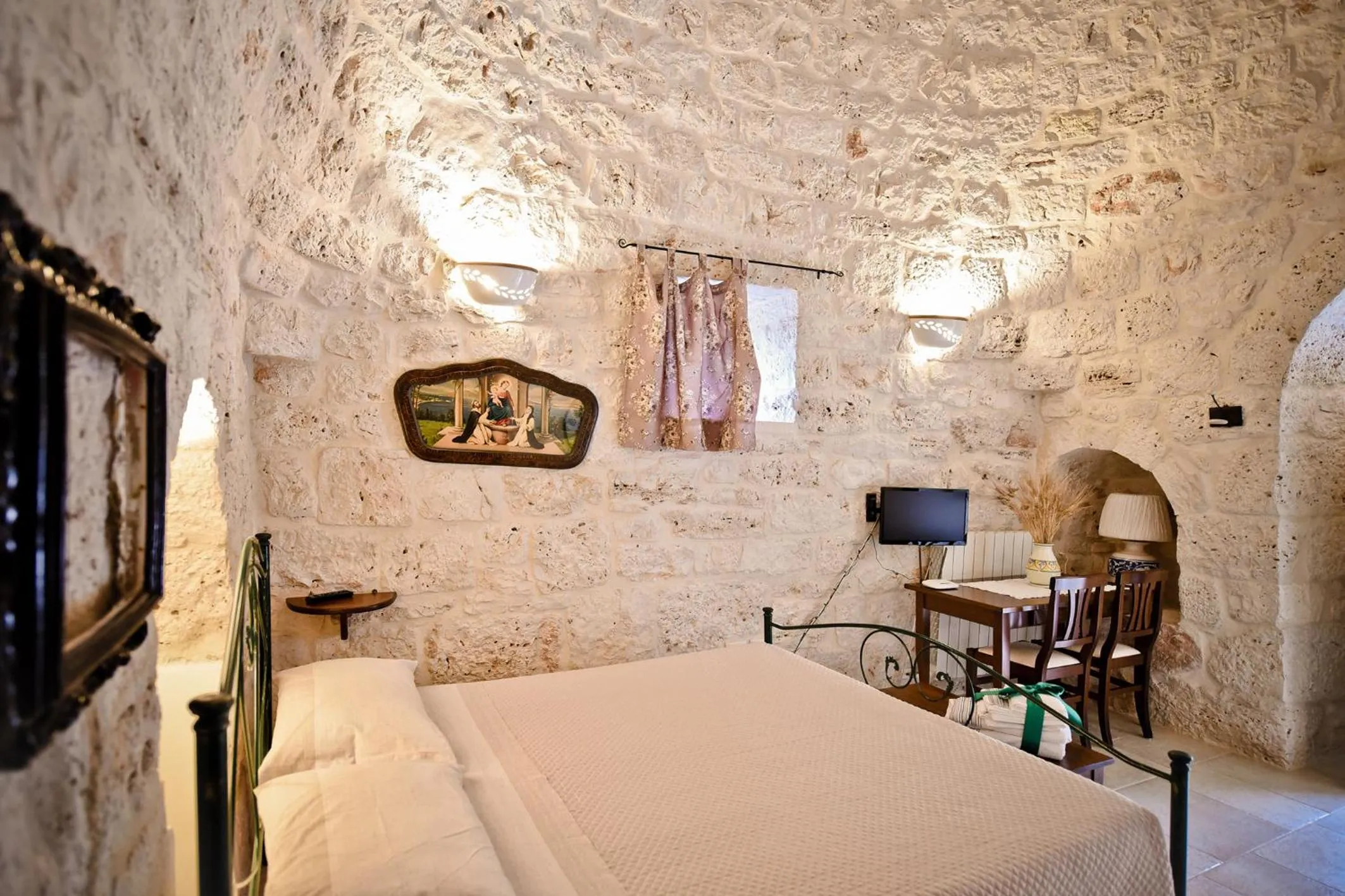 Bedroom, Bed in B&B Masseria Nuove Caselle