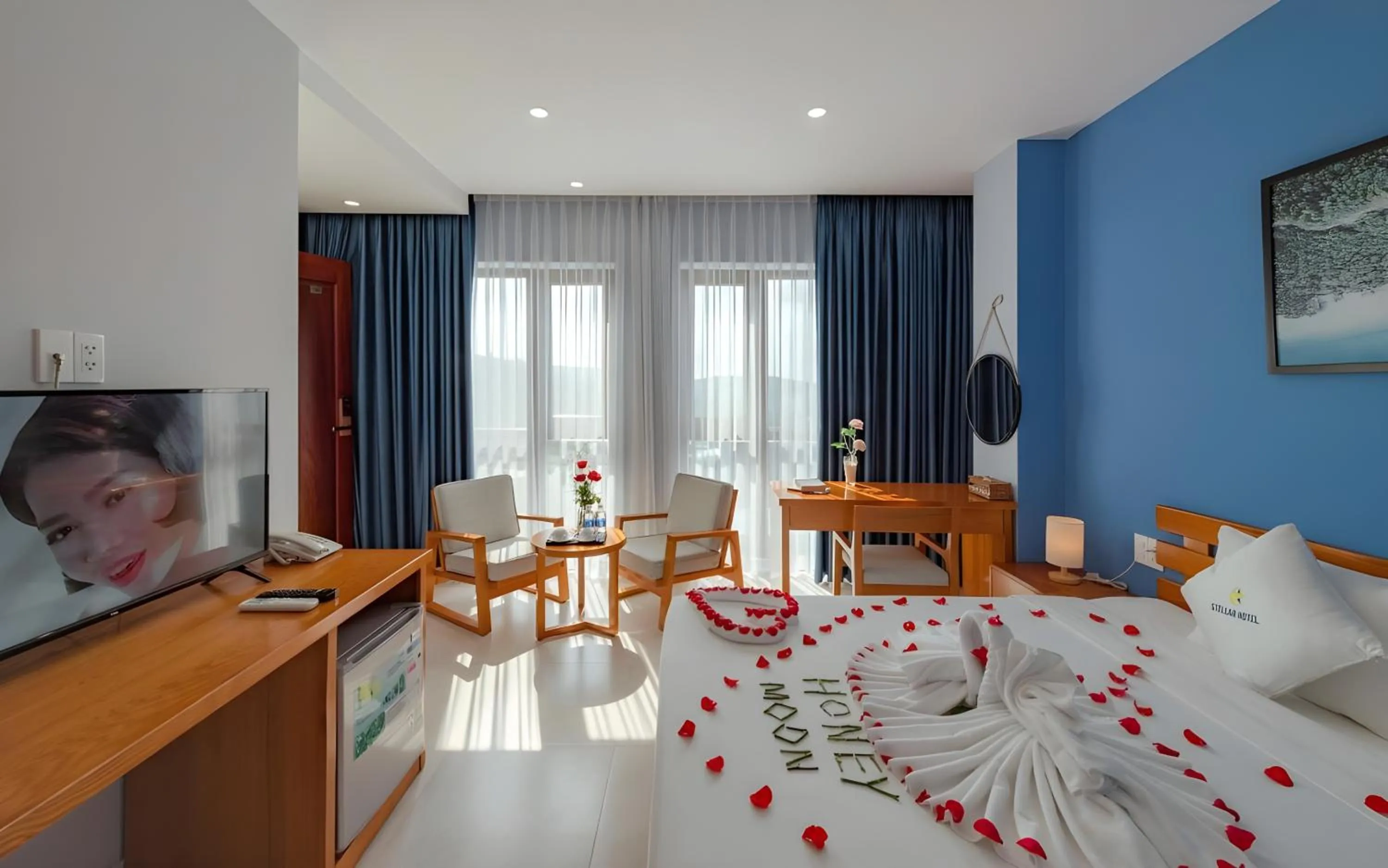 Bedroom, Bed in Stellar Hotel Phú Quốc