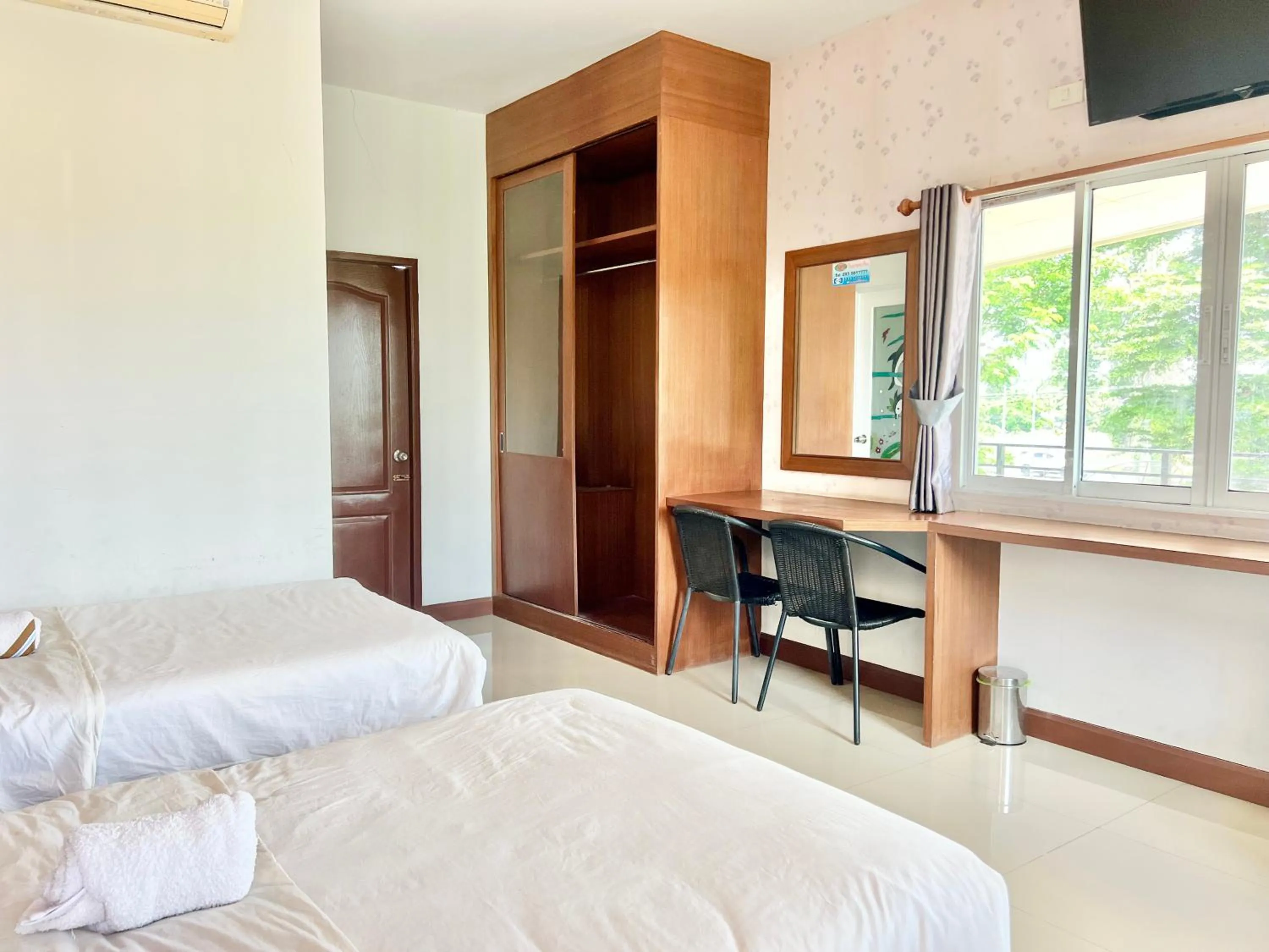 Bed in Rungreang Hotel