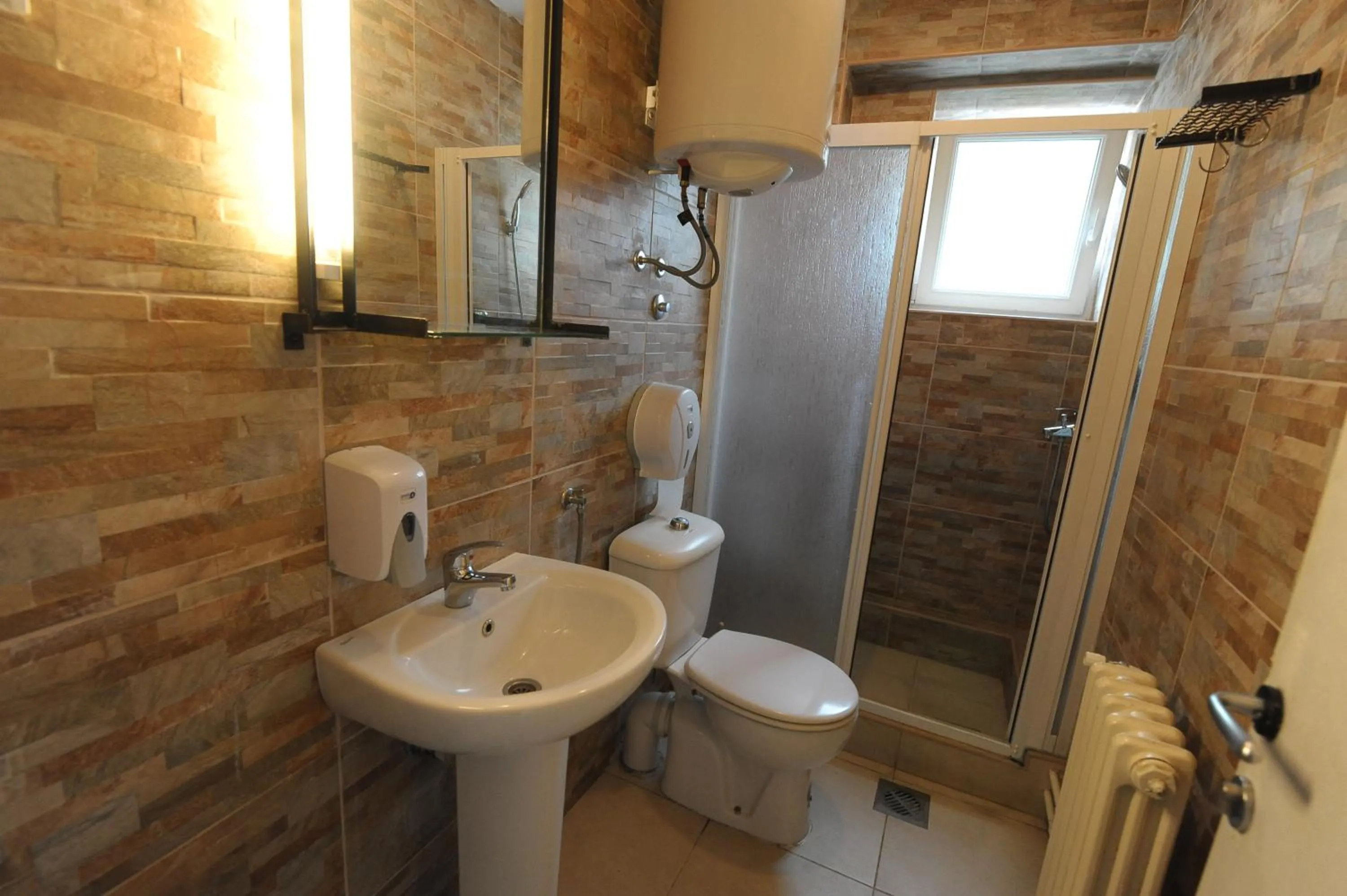 Shower in Hostel Fair and Square