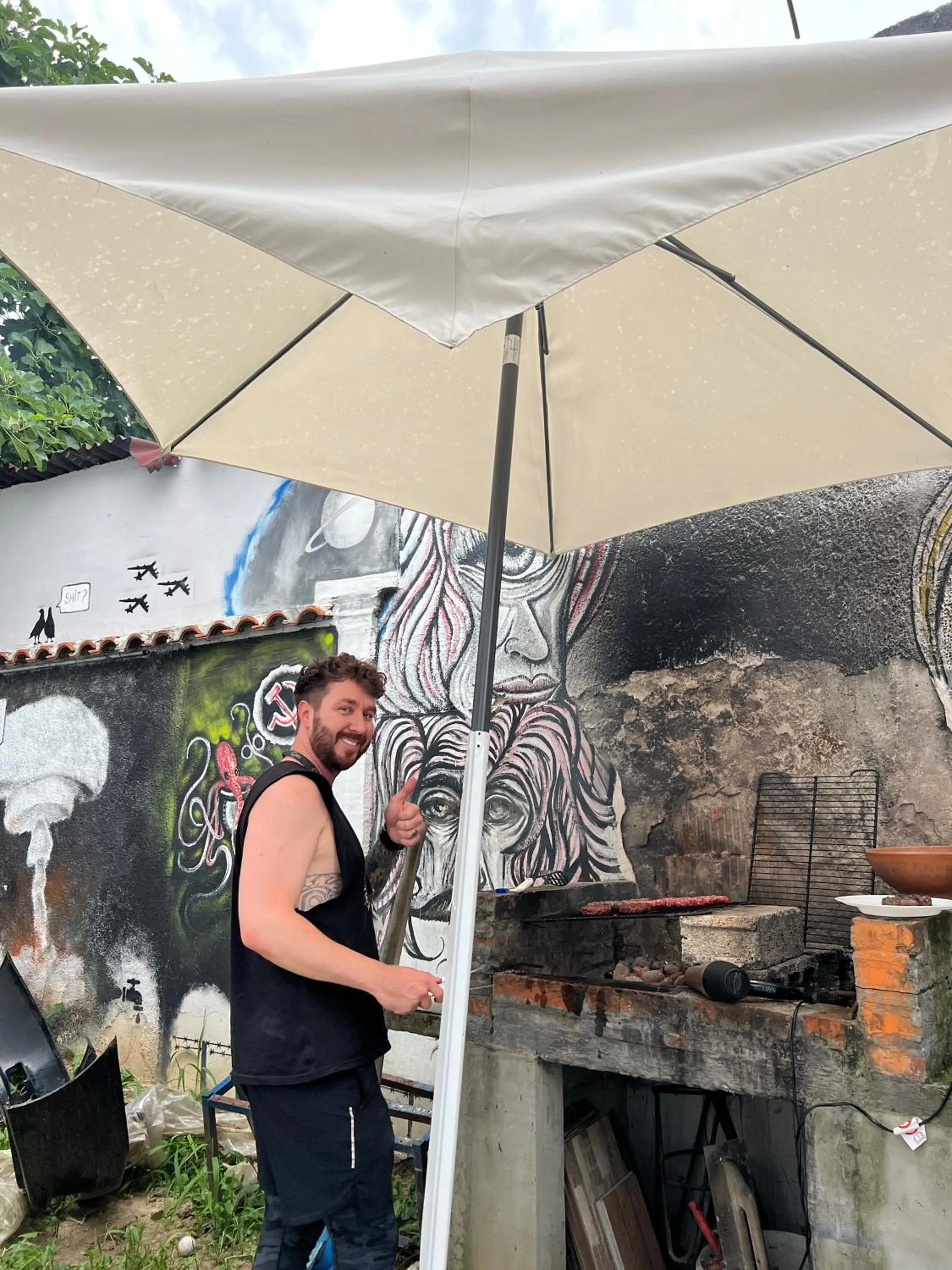 Garden in Hostel Fair and Square