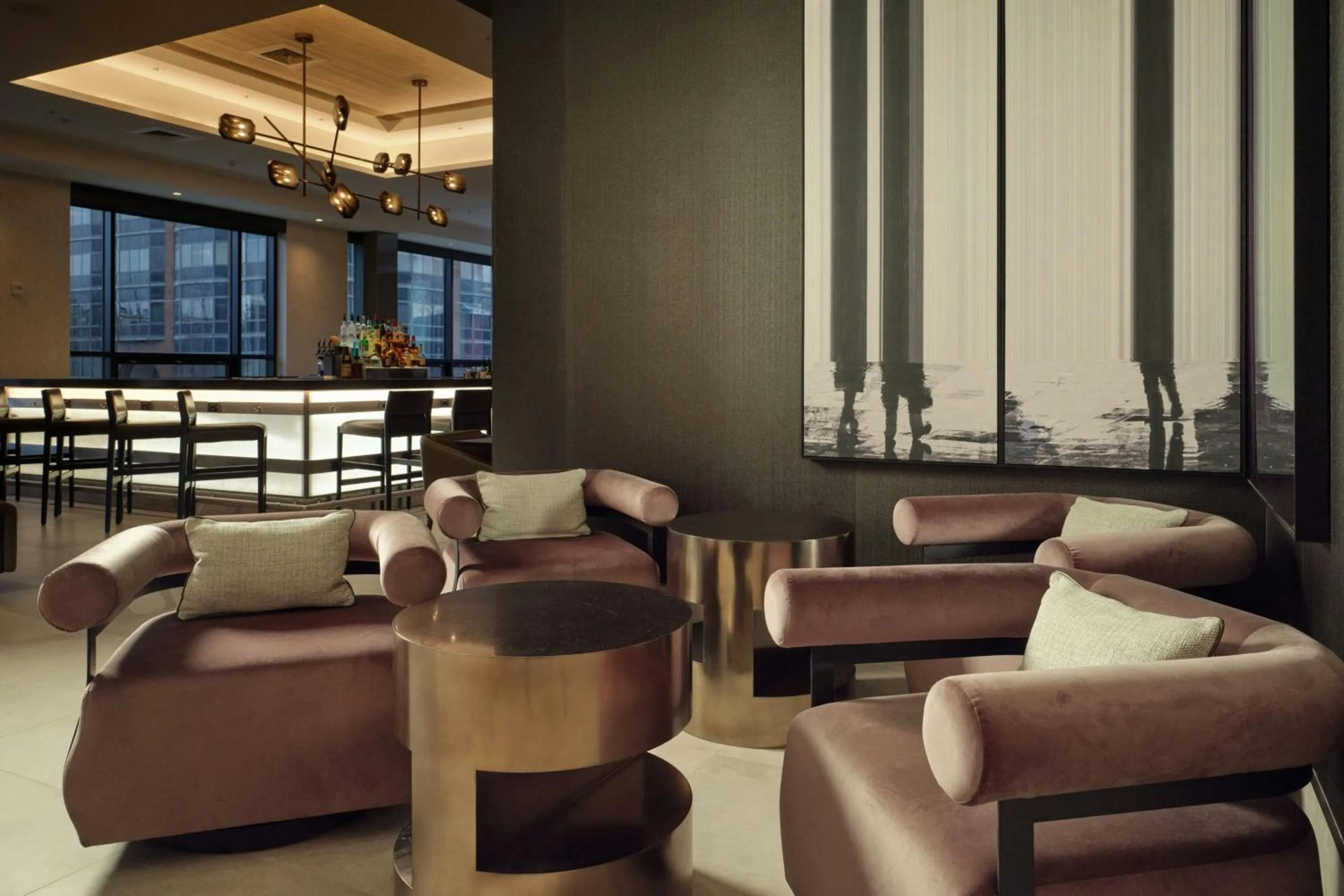 Lounge or bar in AC Hotel by Marriott Burlington