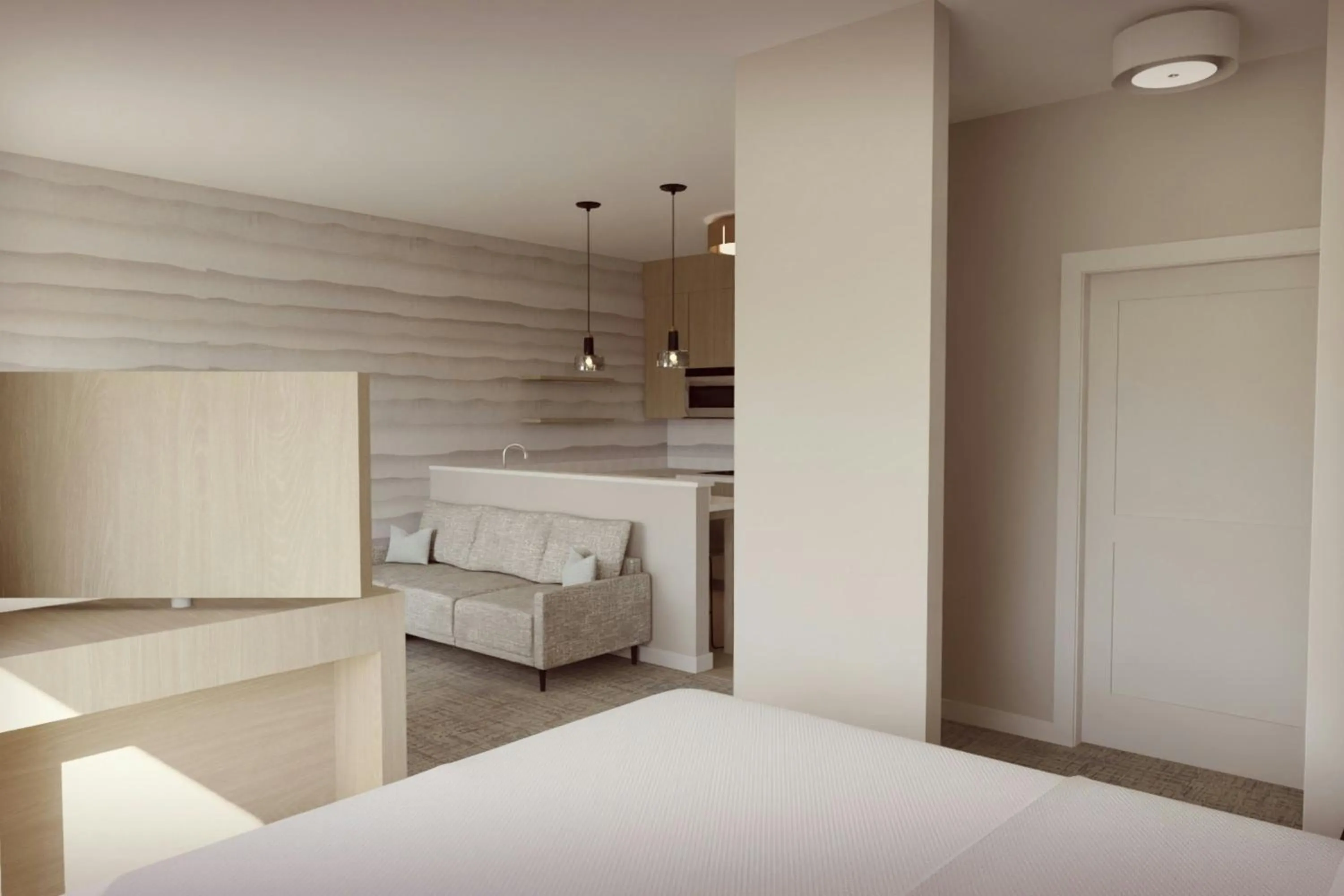 Photo of the whole room, Bed in Residence Inn by Marriott Melville