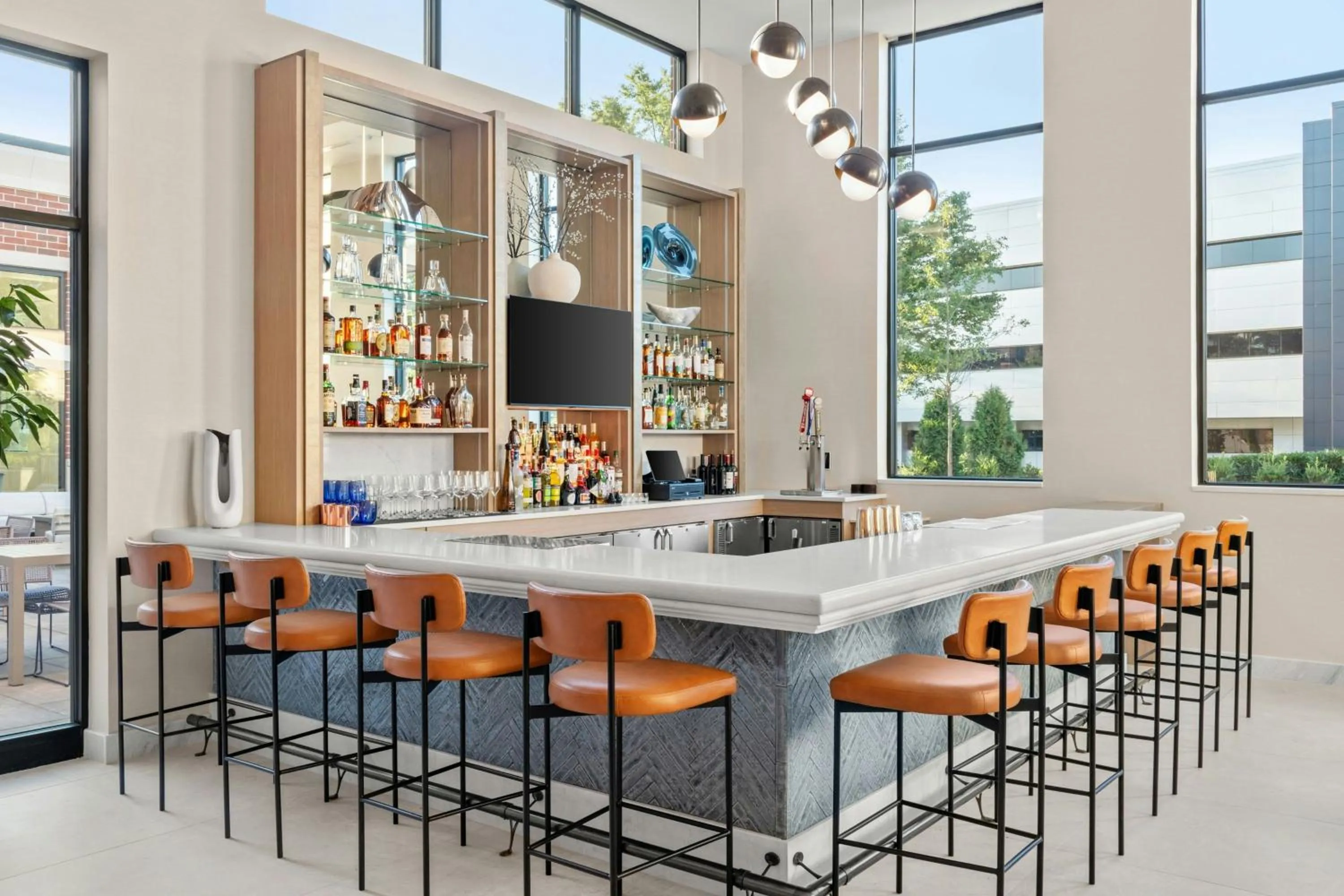 Lounge or bar in Residence Inn by Marriott Melville