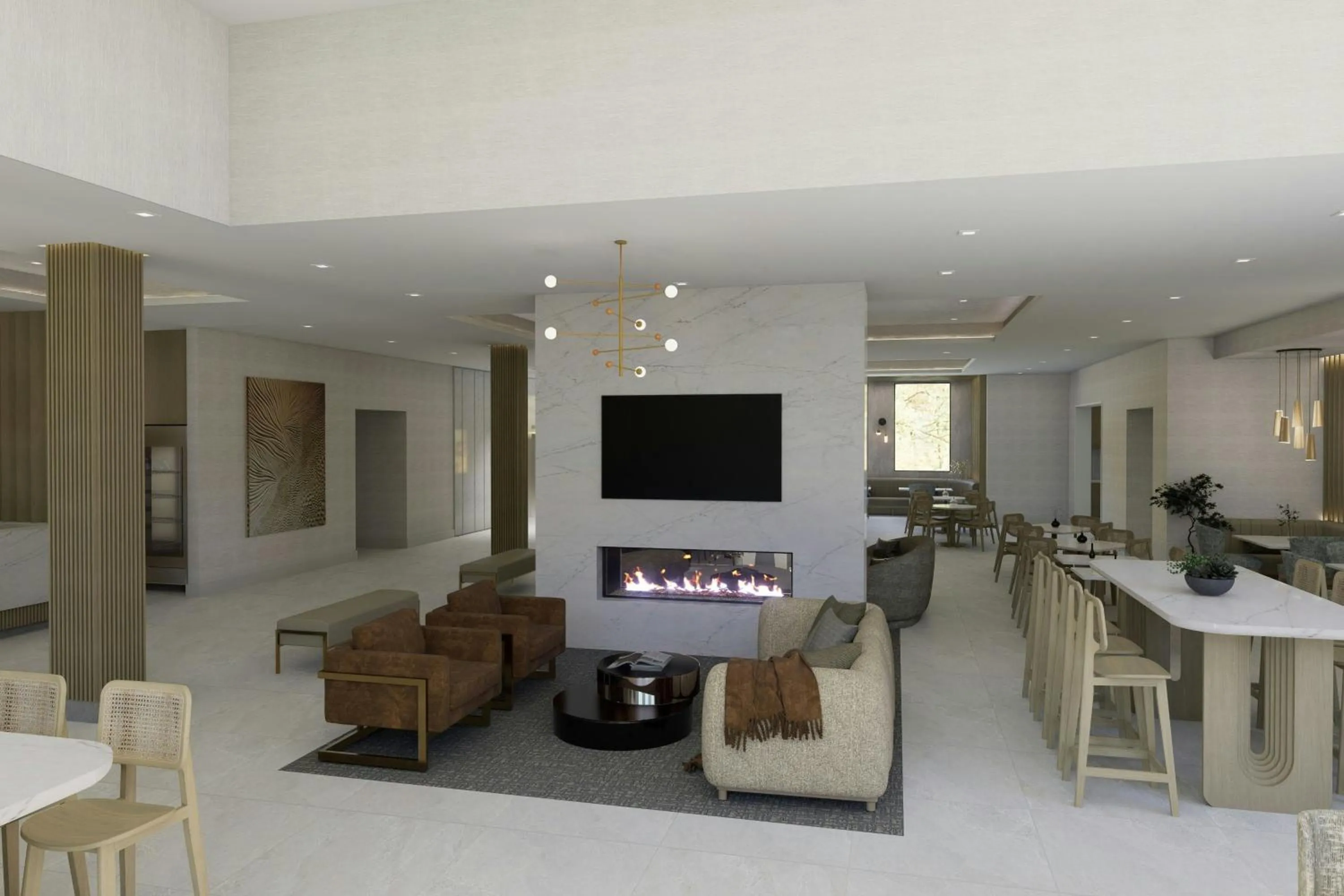 Lobby or reception in Residence Inn by Marriott Melville