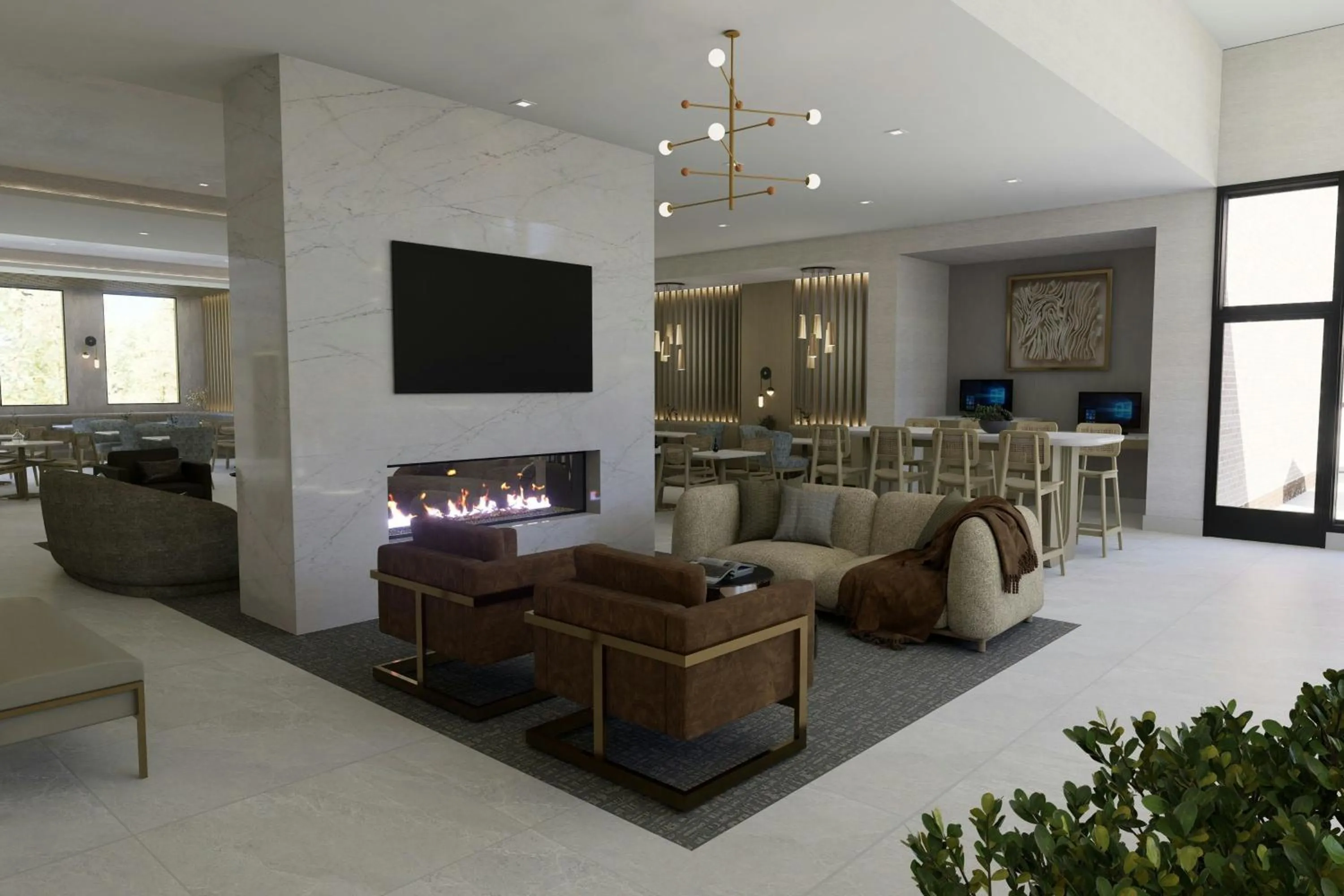 Lobby or reception in Residence Inn by Marriott Melville
